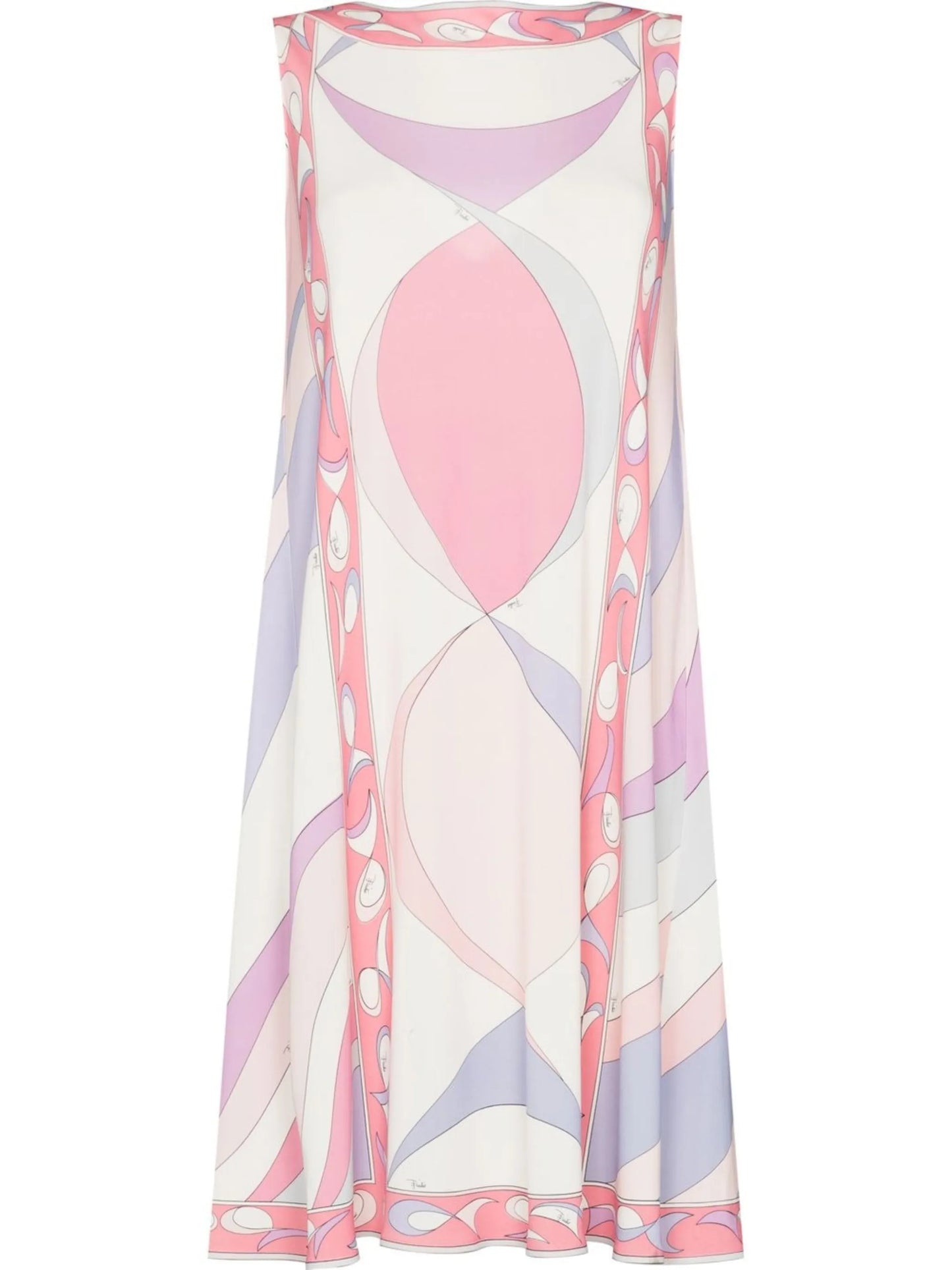 Pesci-print shift minidress