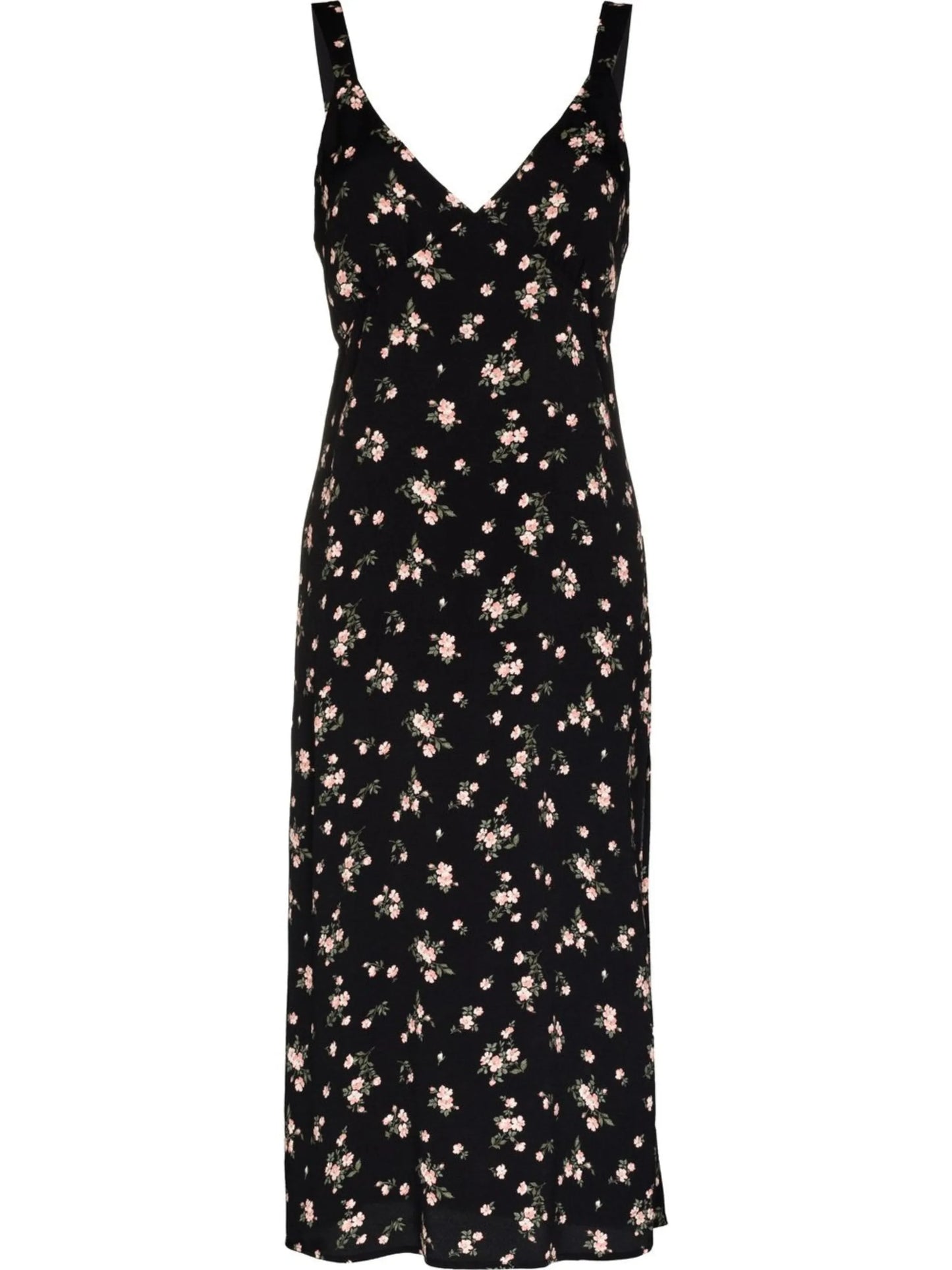 Lynda V-neck floral-print midi dress
