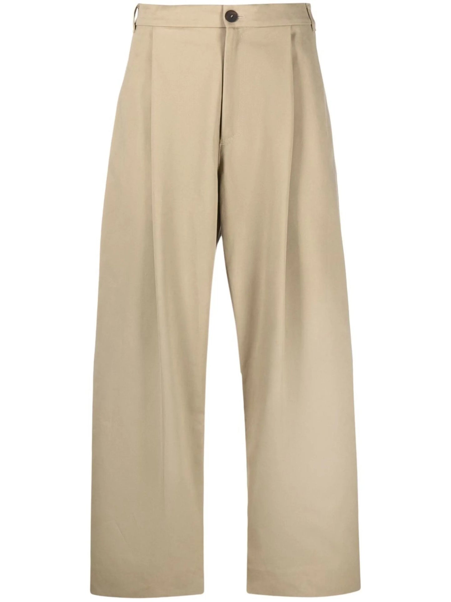 wide-leg high-waisted trousers