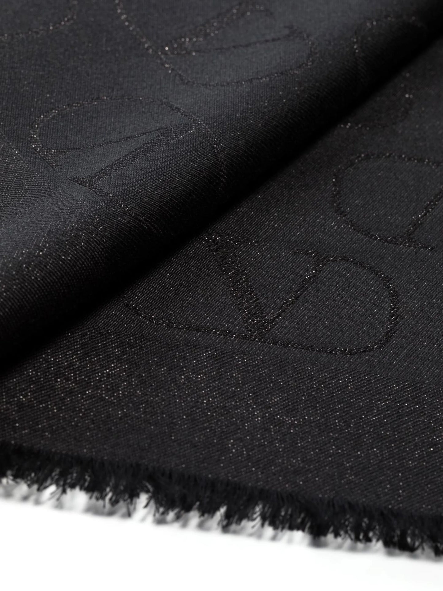 VLogo Signature jacquard shawl