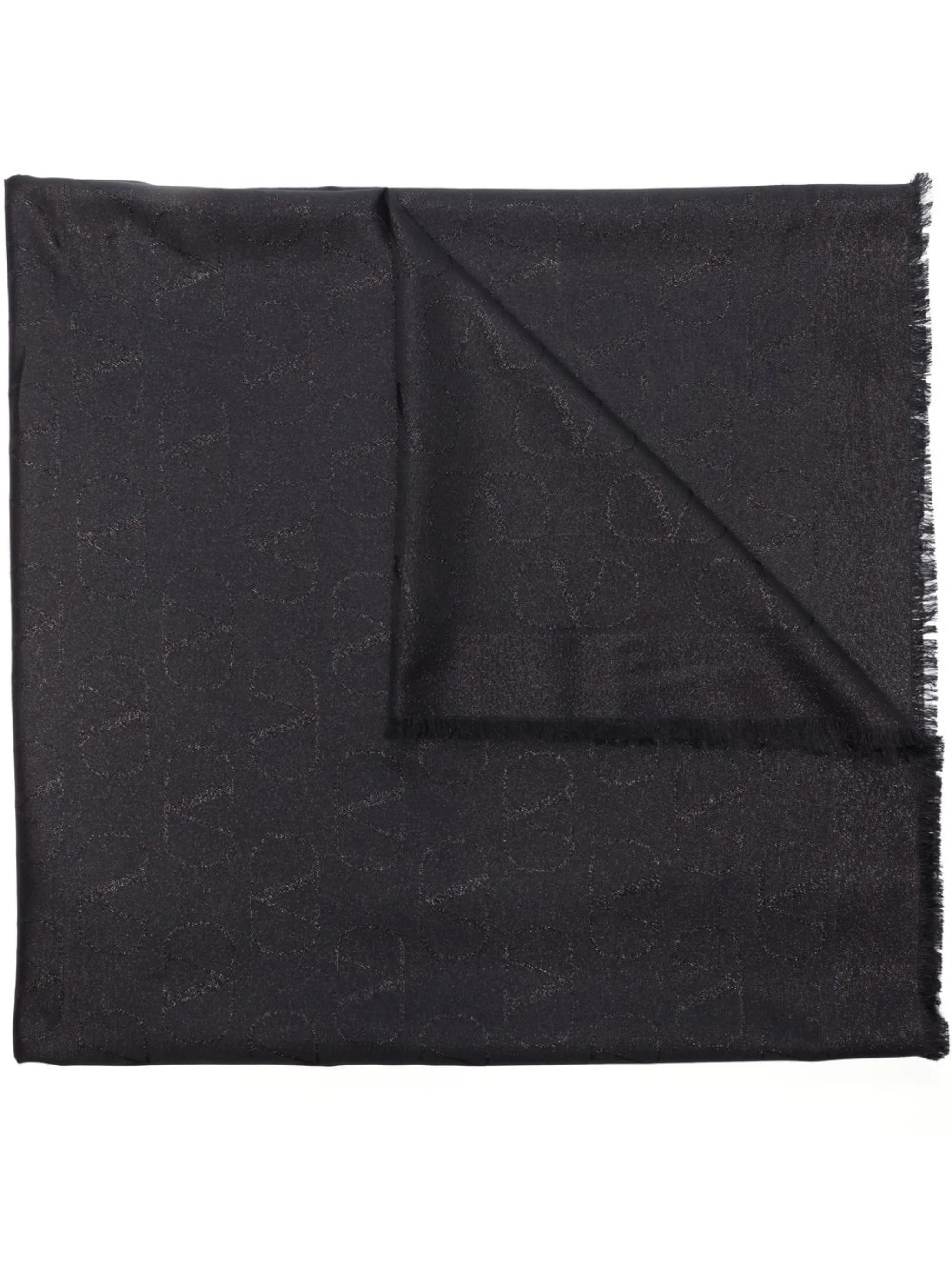 VLogo Signature jacquard shawl