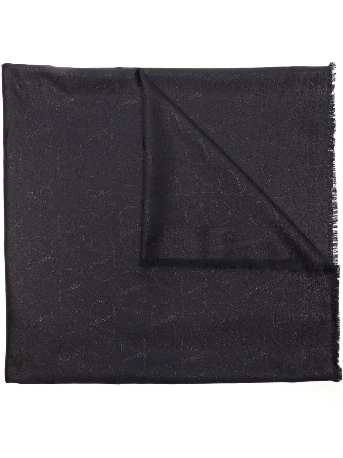 VLogo Signature jacquard shawl