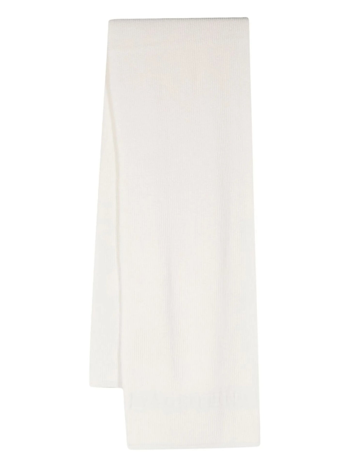 VLogo Signature ribbed-knit scarf