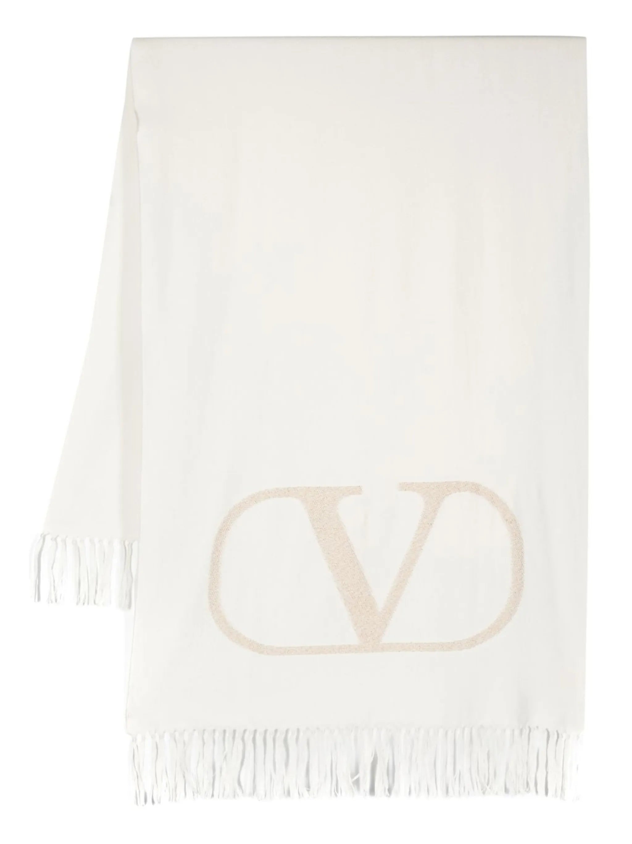 VLogo Signature wool scarf