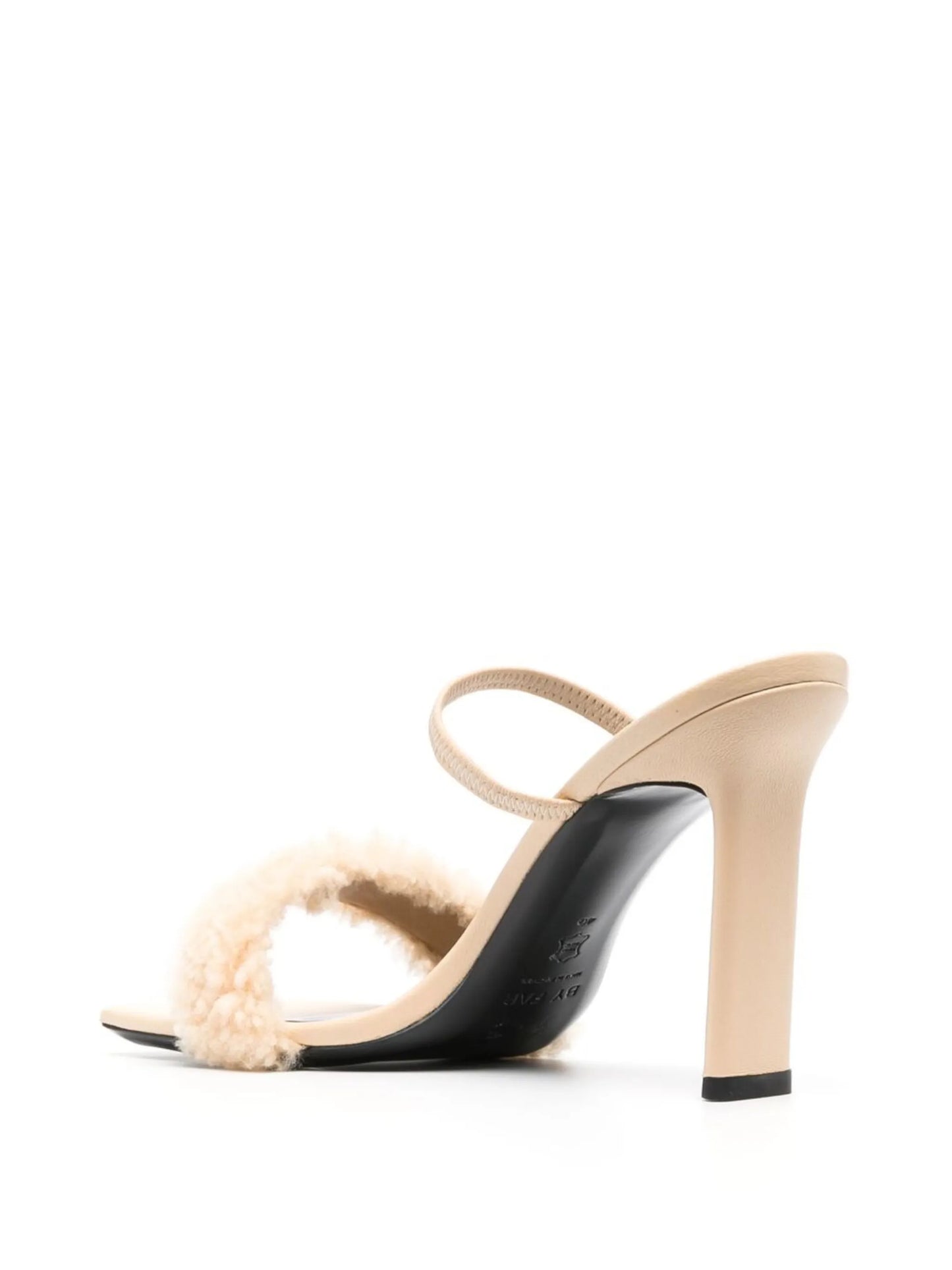 Ada 100mm shearling sandals