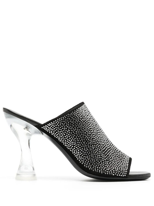 110mm crystal-embellished heeled sandals
