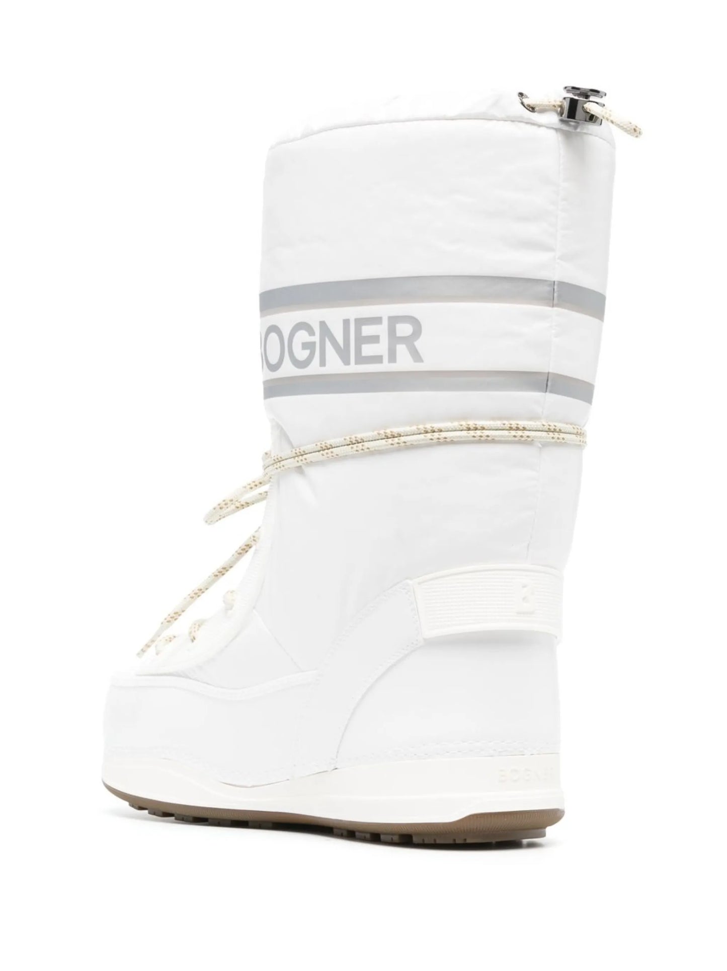 logo-print lace-up snow-boots