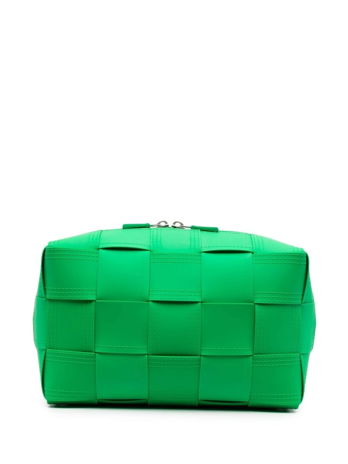 Intrecciato zip-up clutch bag