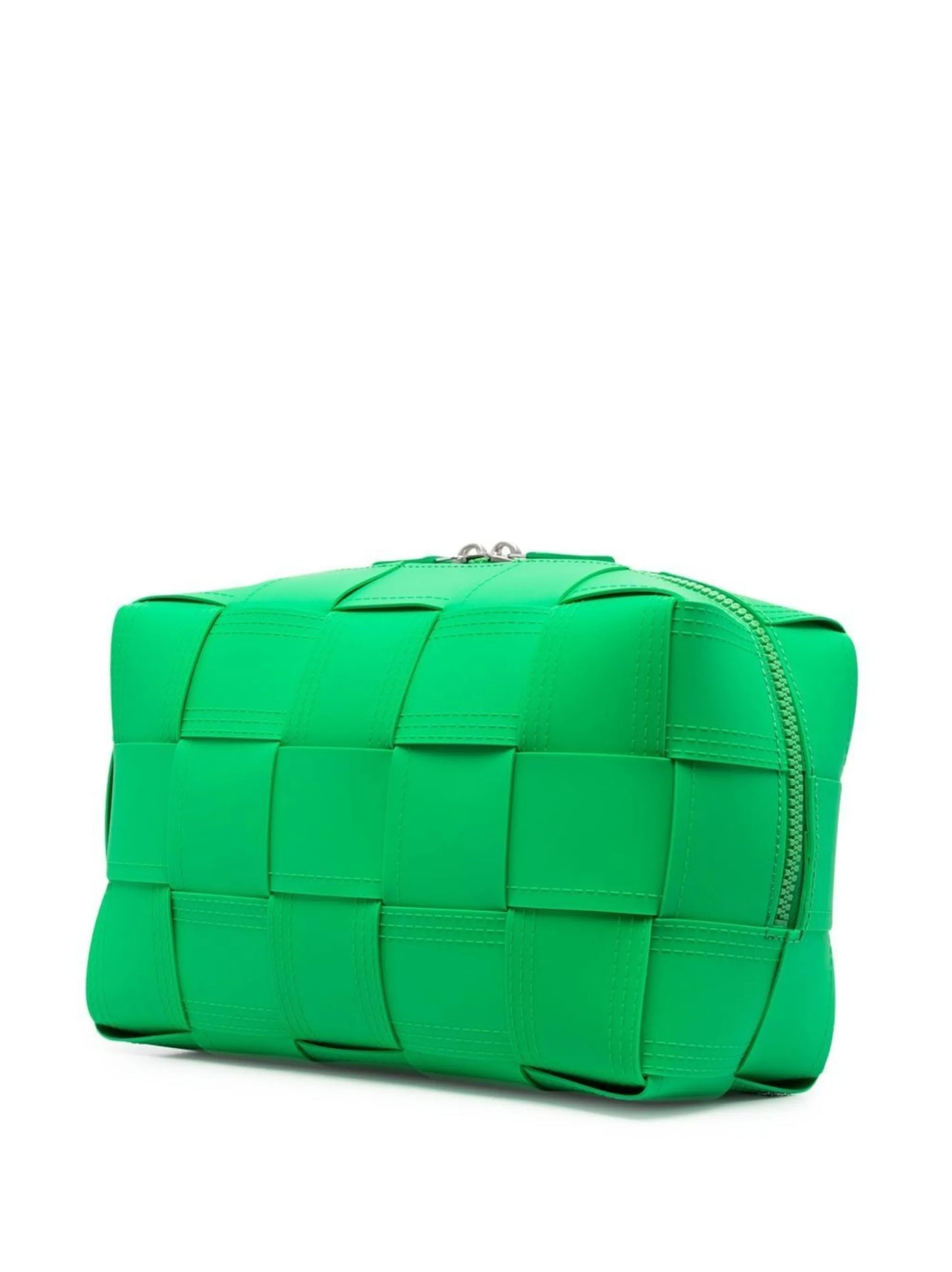 Intrecciato zip-up clutch bag