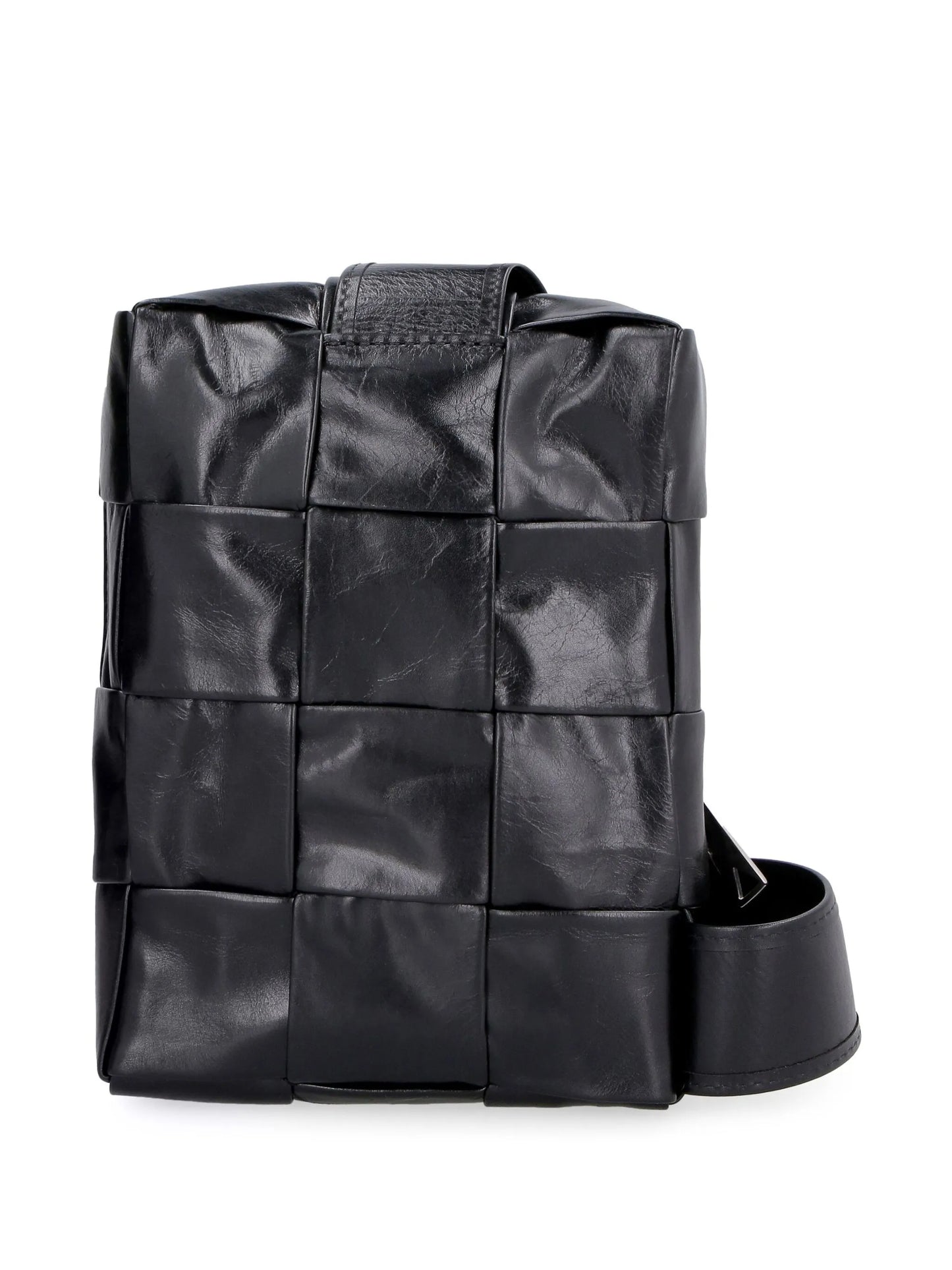 interwoven-design messenger bag