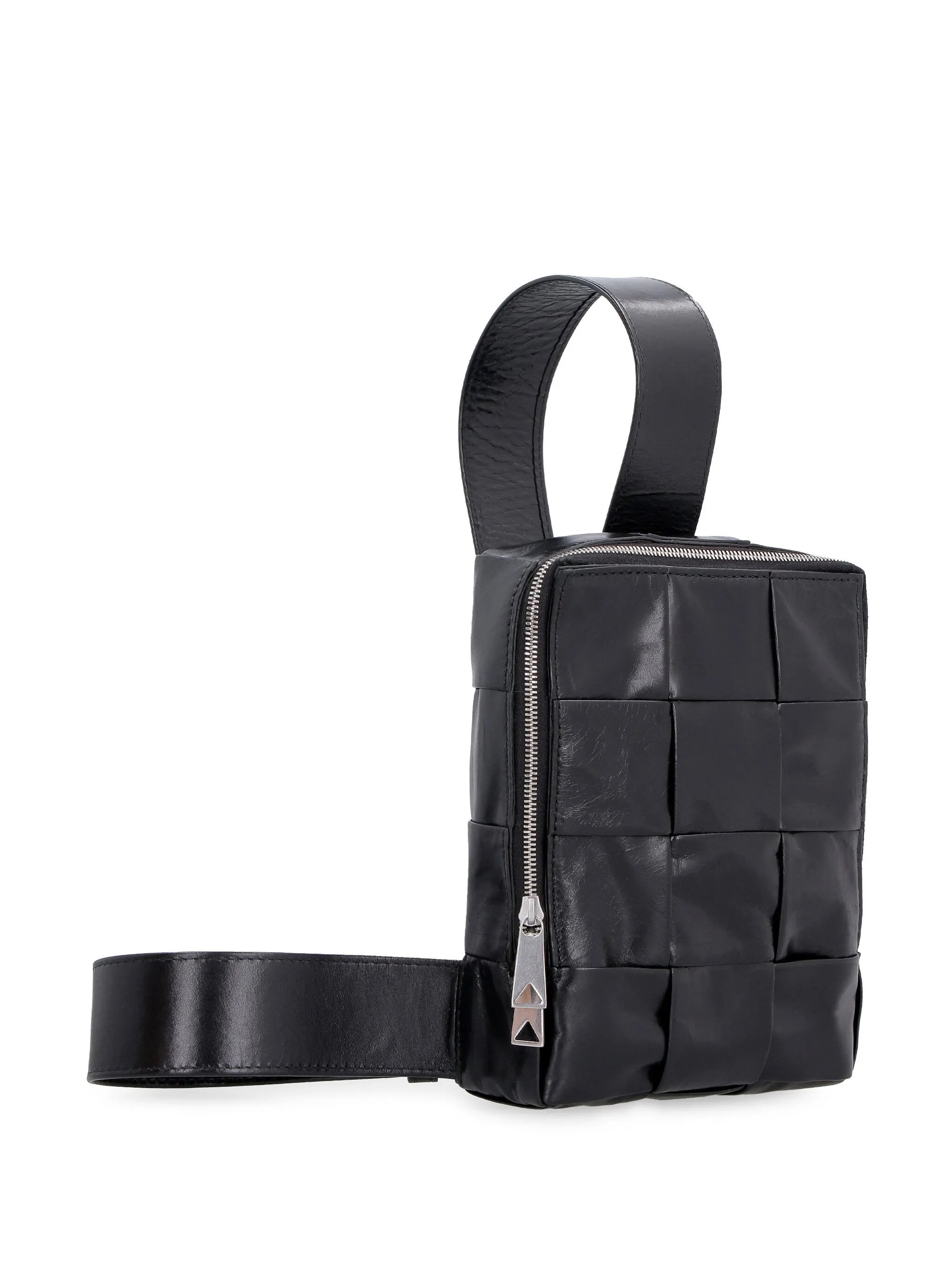 interwoven-design messenger bag