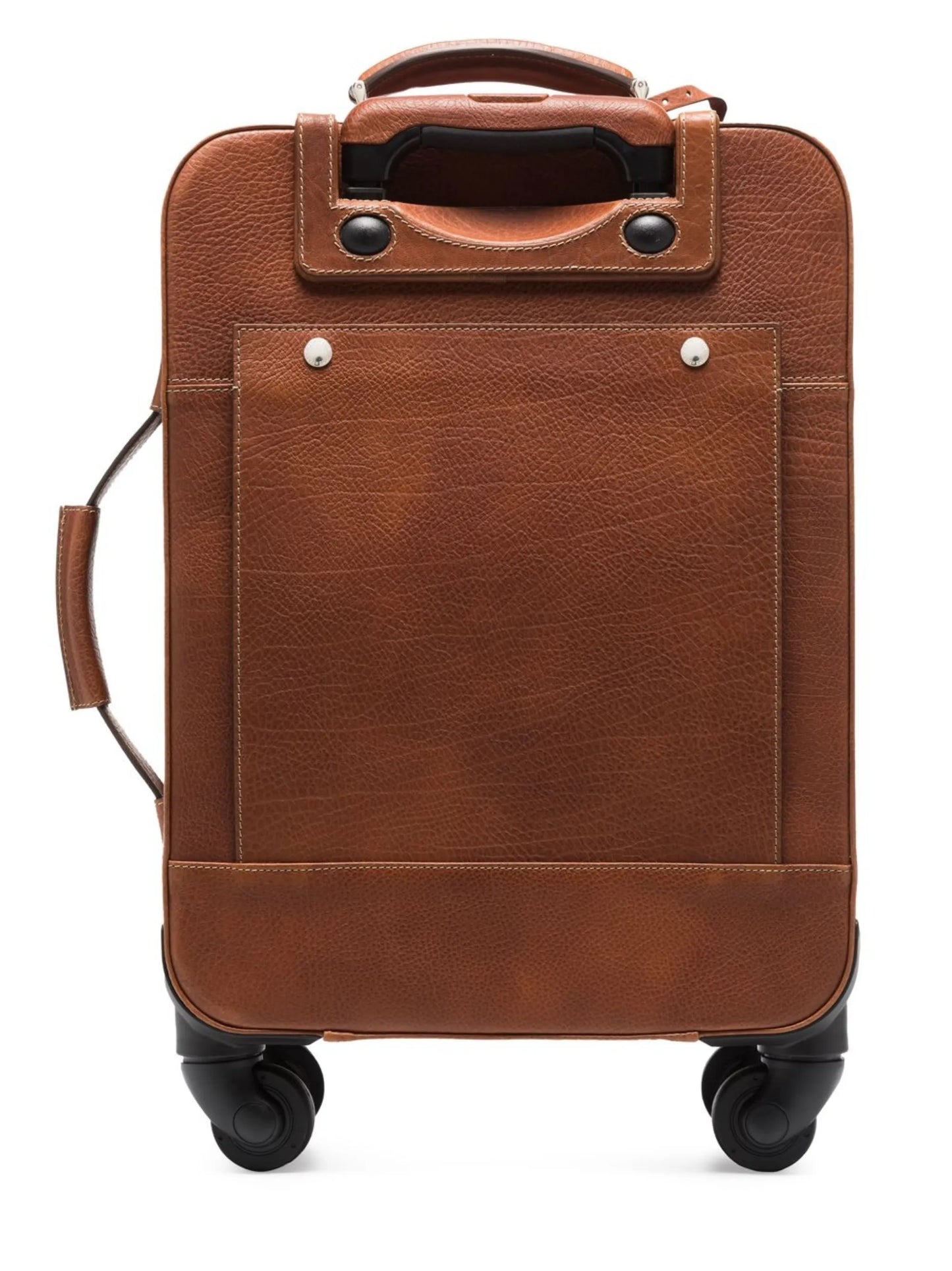 logo-embossed suitcase