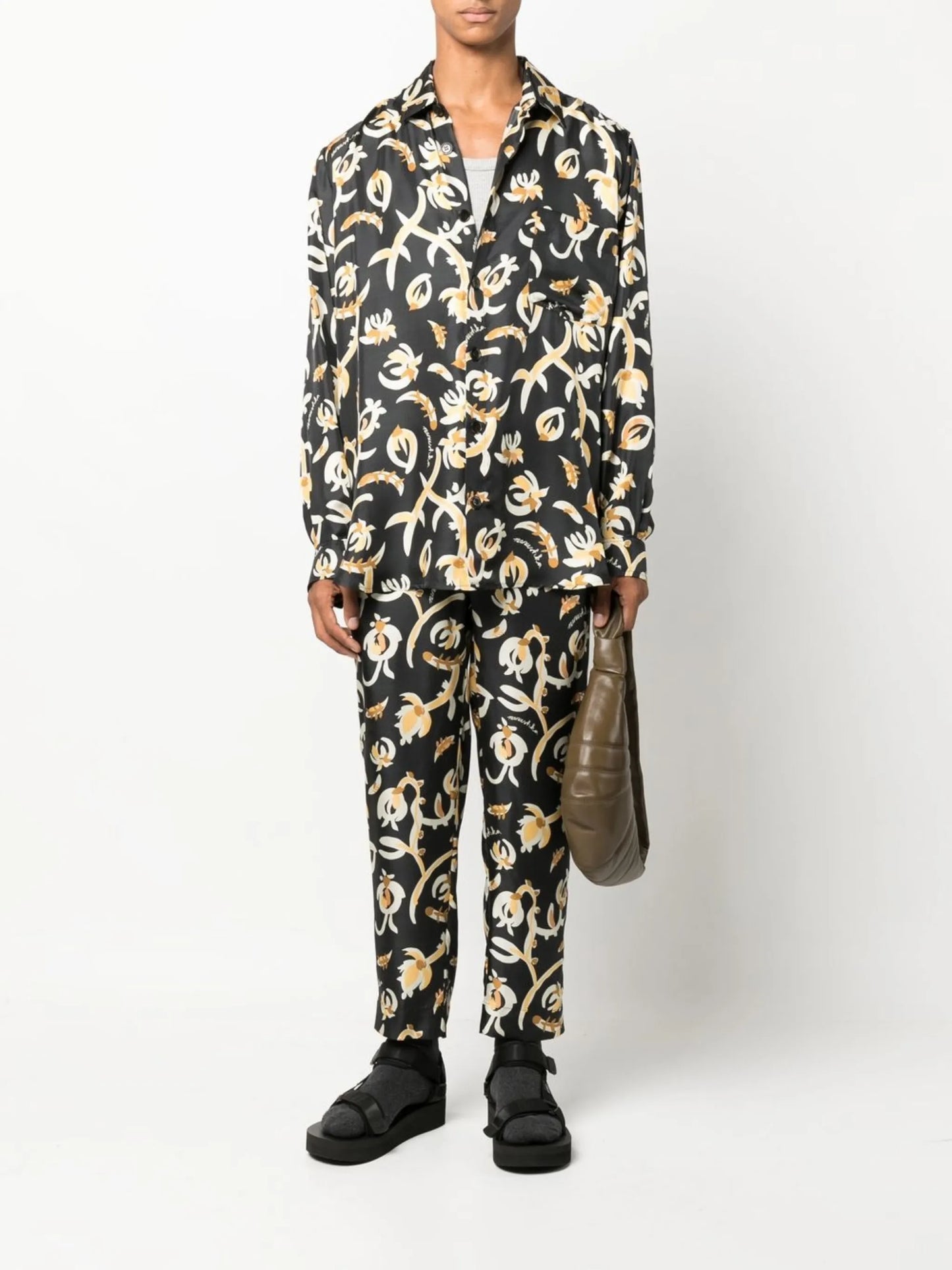 Jain floral-print trousers