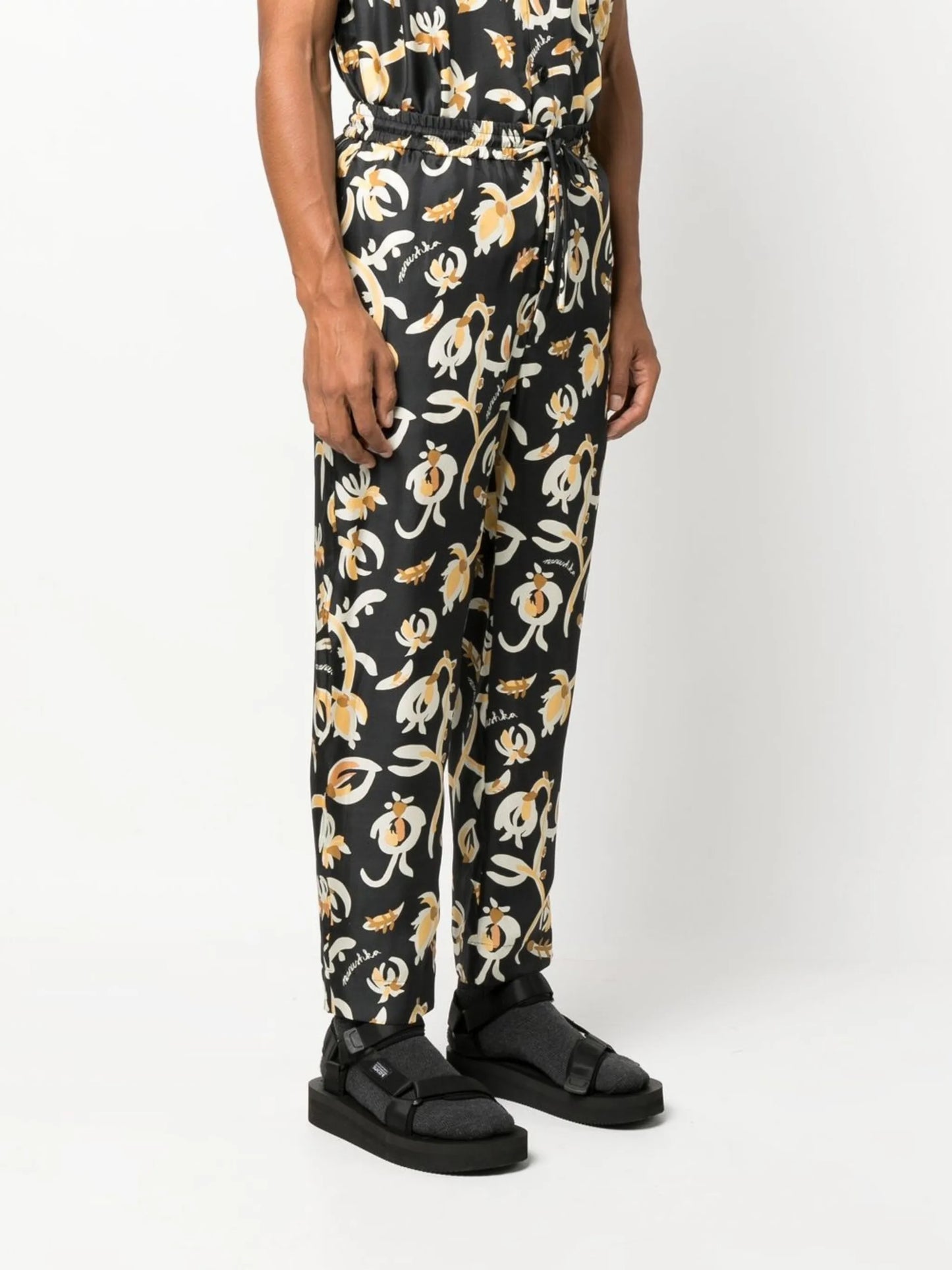 Jain floral-print trousers