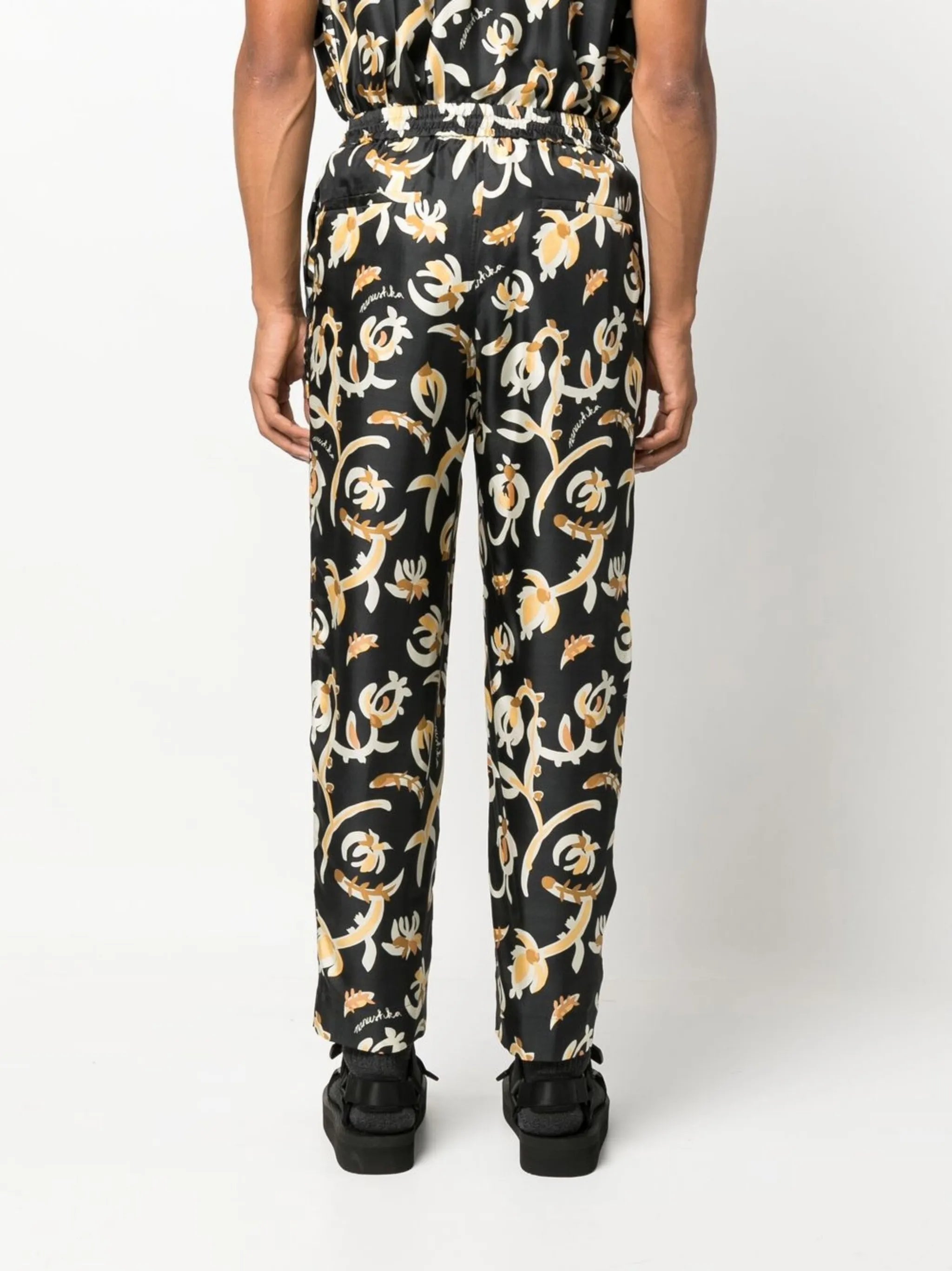 Jain floral-print trousers