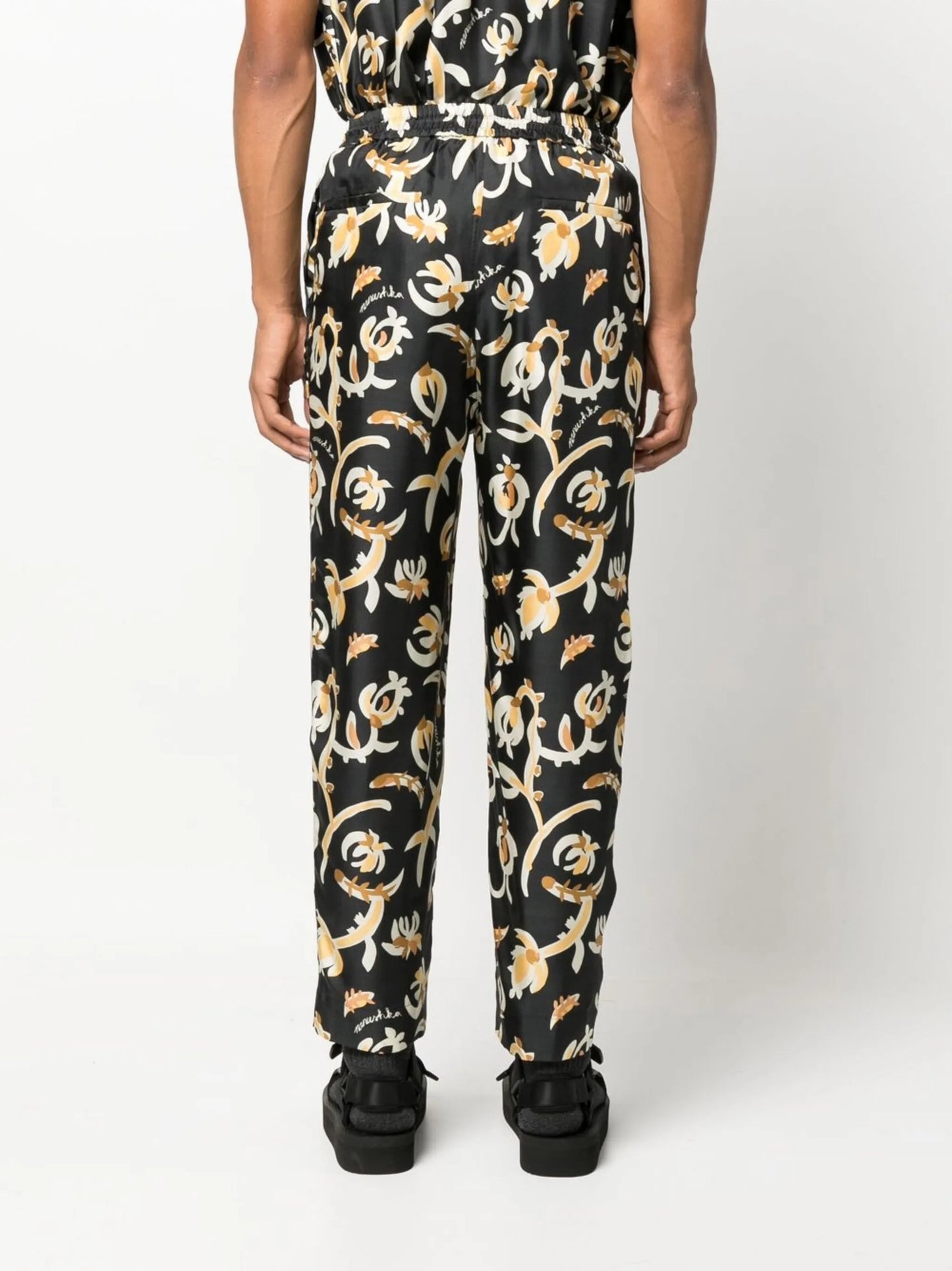 Jain floral-print trousers