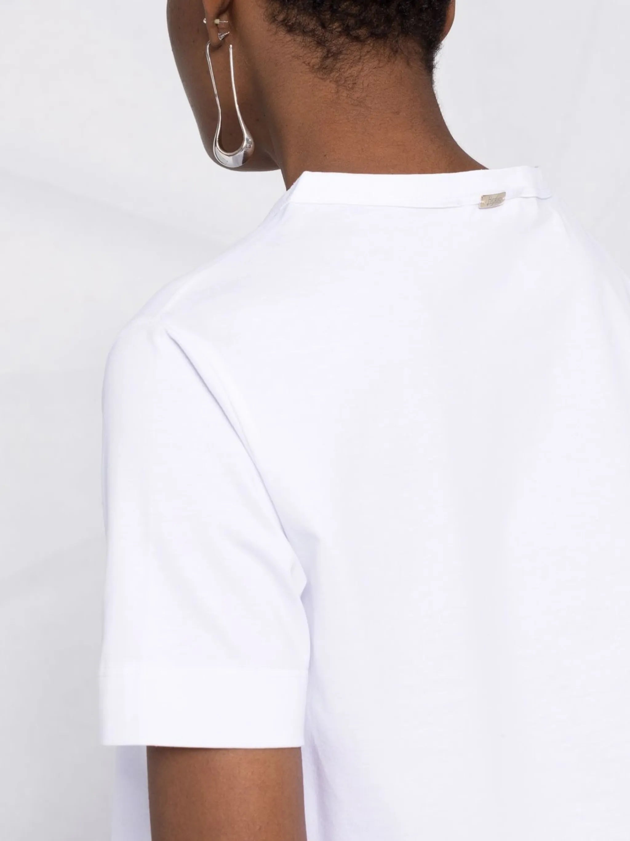 peplum-hem T-shirt