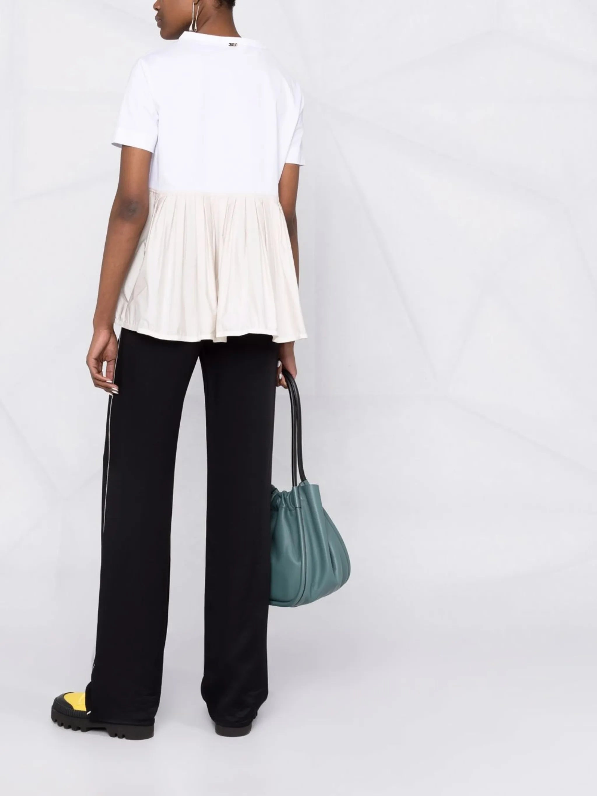 peplum-hem T-shirt