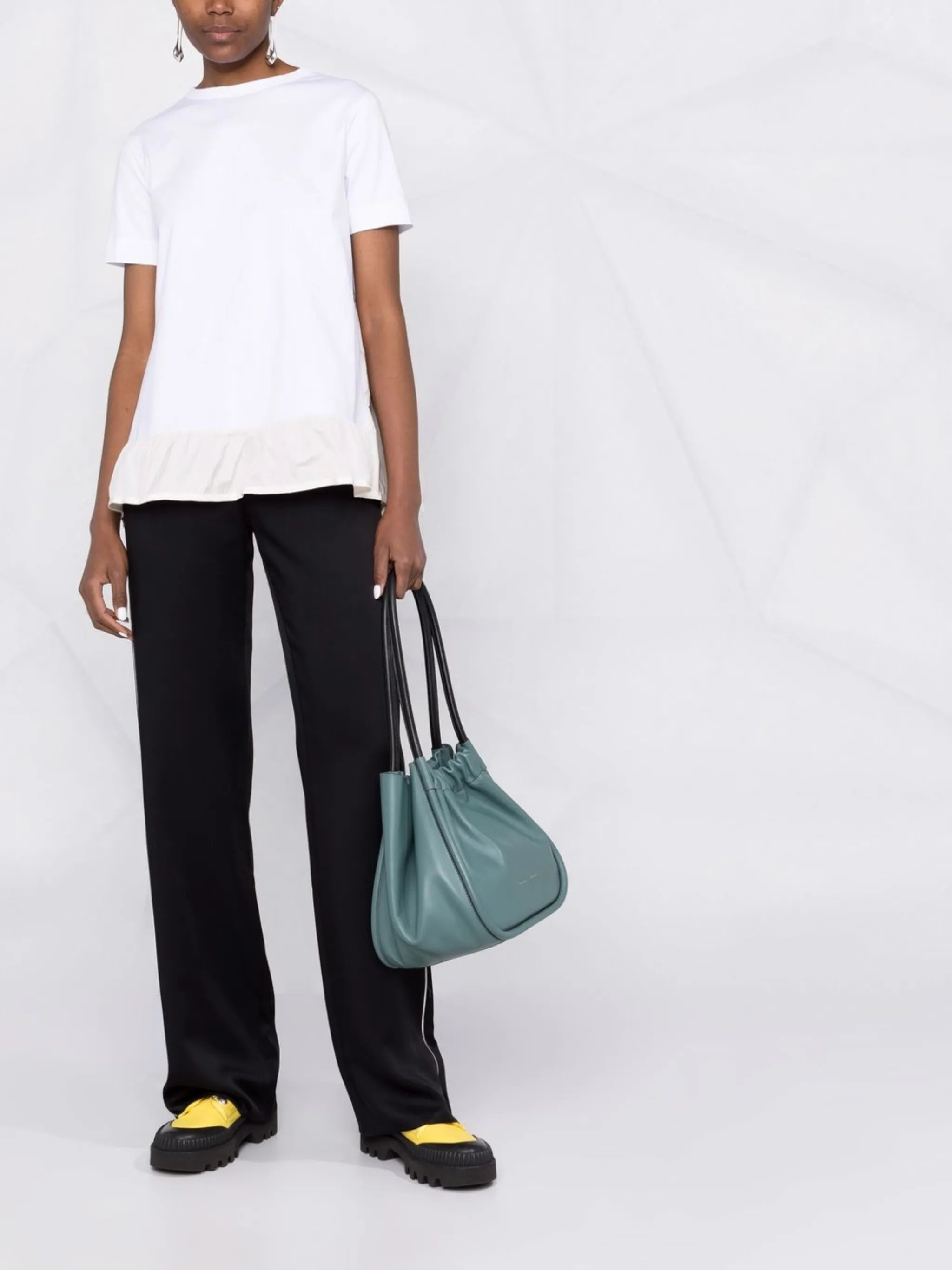 peplum-hem T-shirt