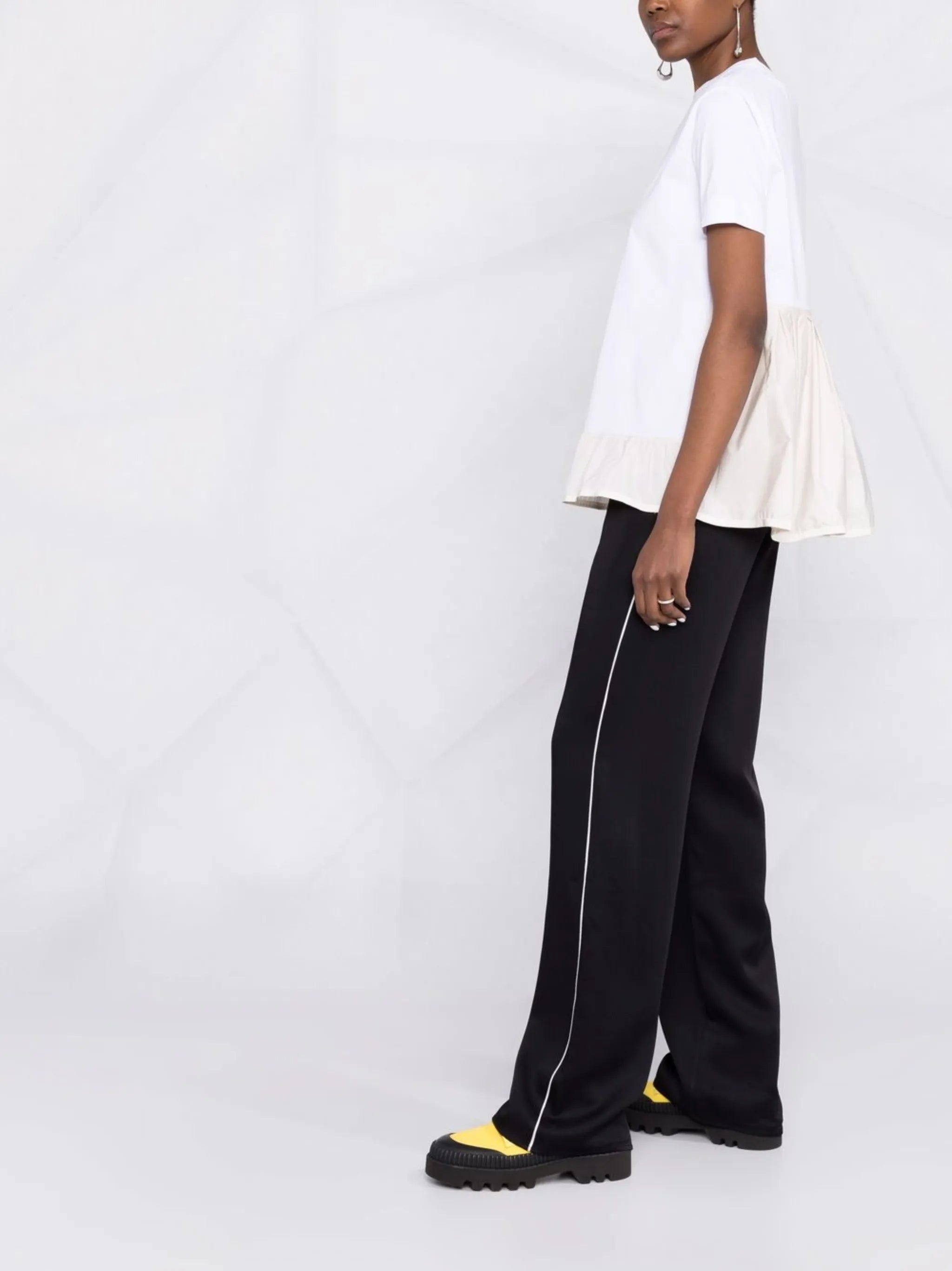 peplum-hem T-shirt