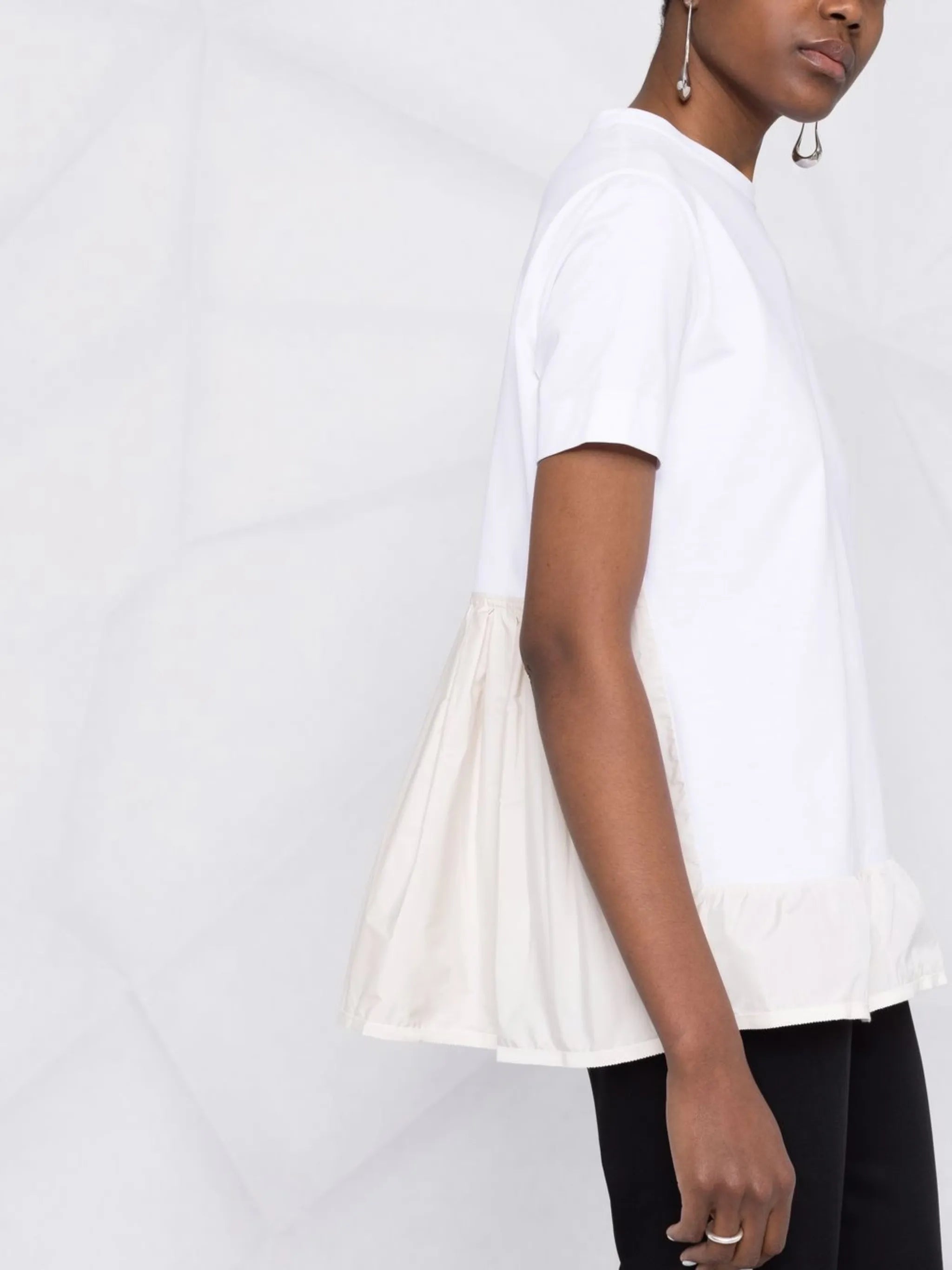 peplum-hem T-shirt