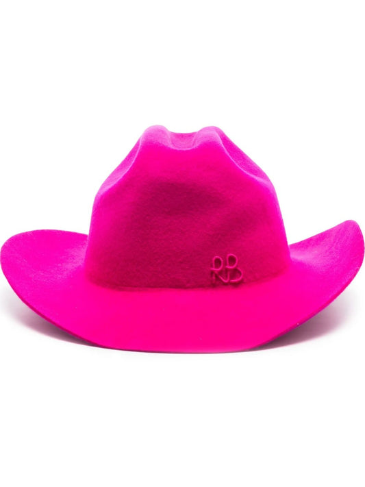 logo-embroidered cowboy hat