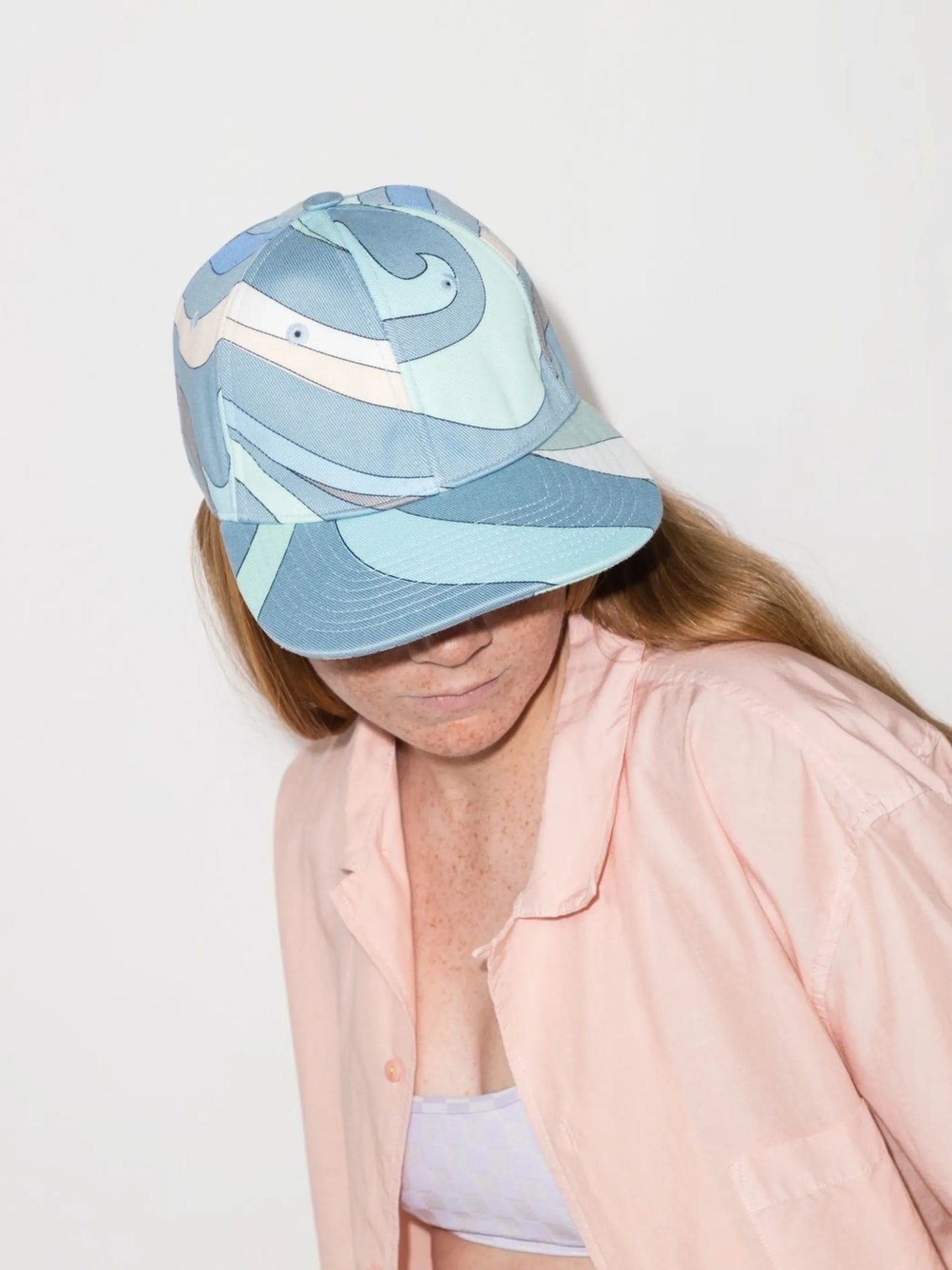 Marmo-print baseball cap