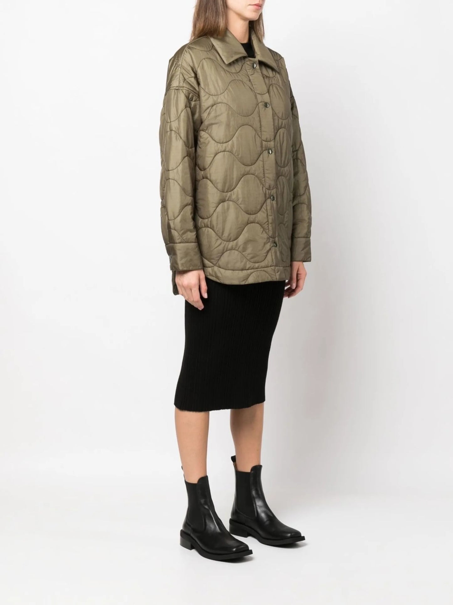 Wren quilted shirt jacket