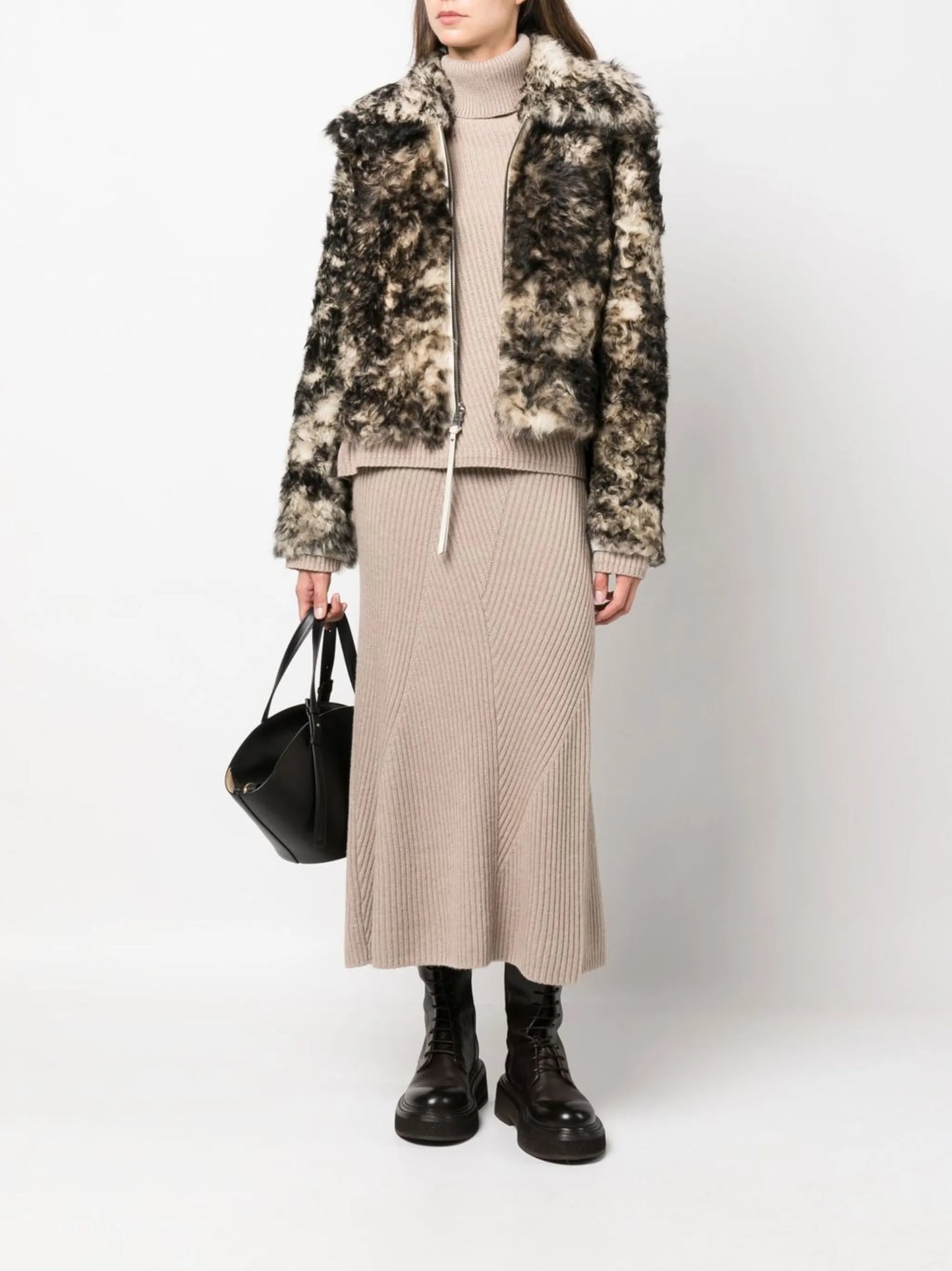 Callie reversible shearling jacket