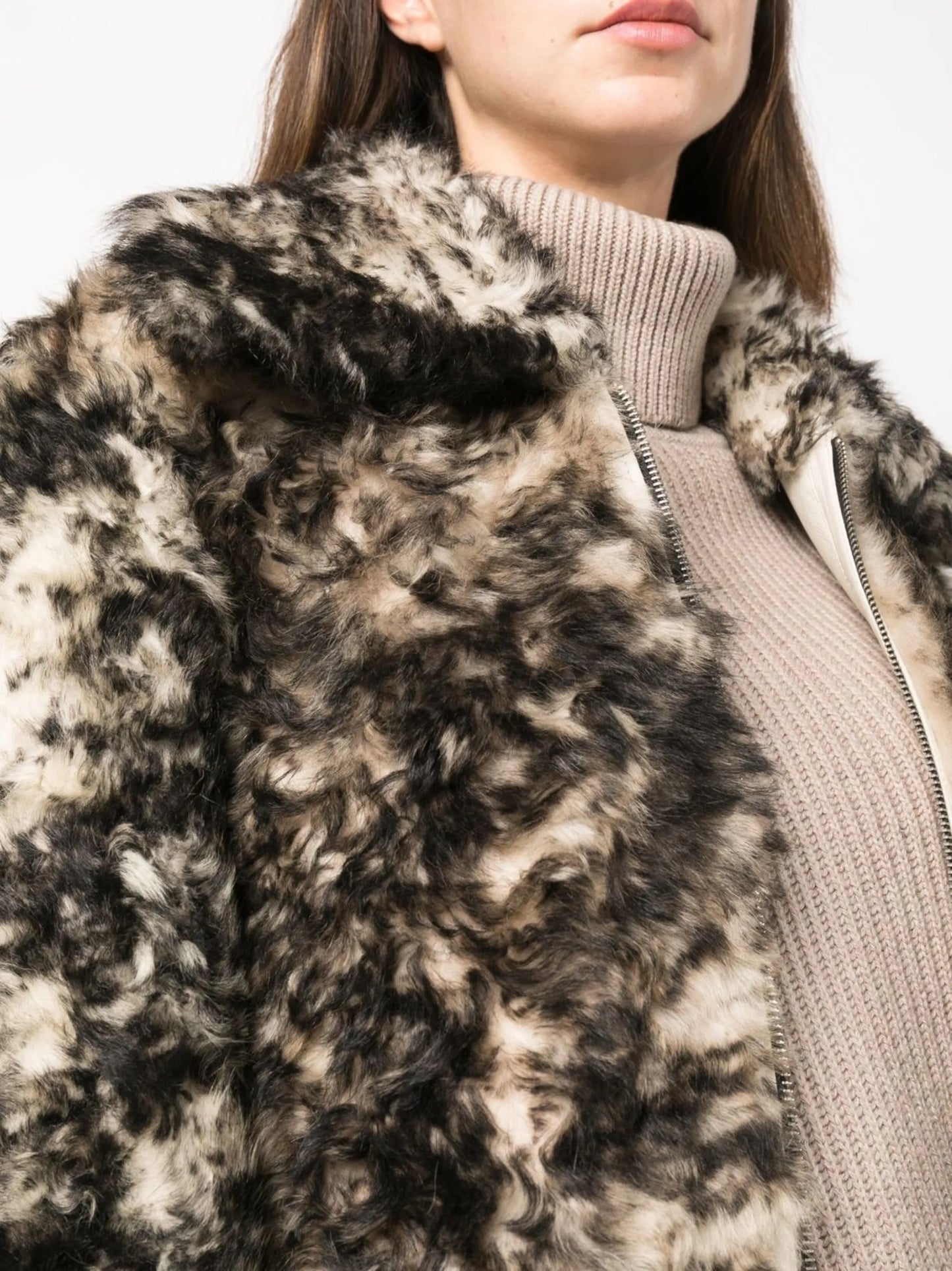 Callie reversible shearling jacket