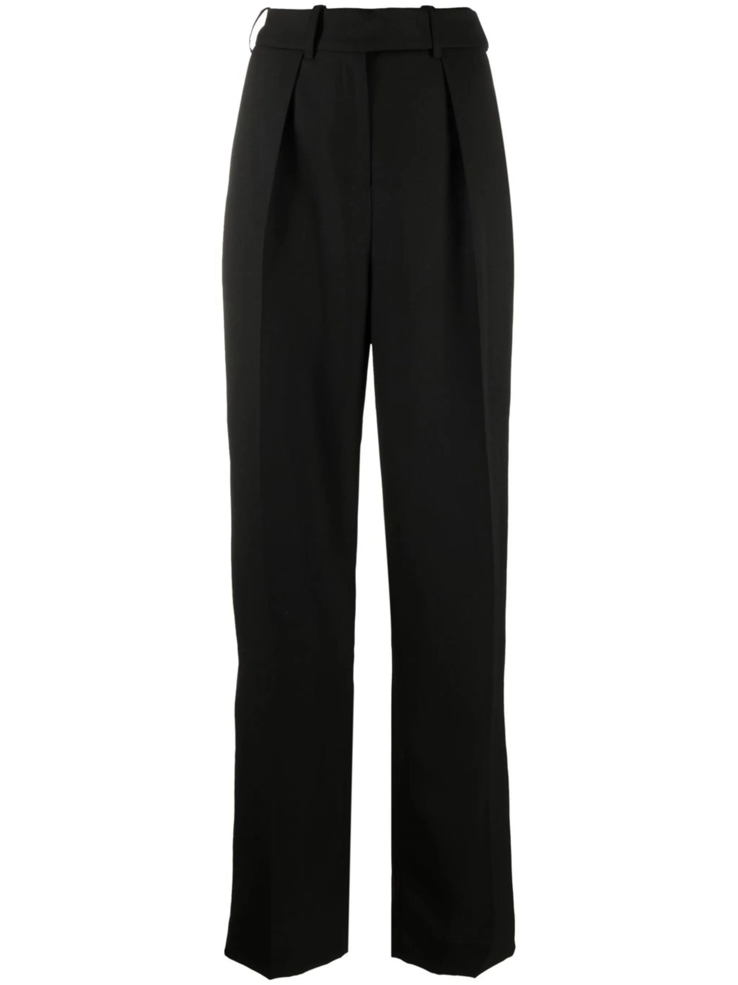 tailored wool trousers