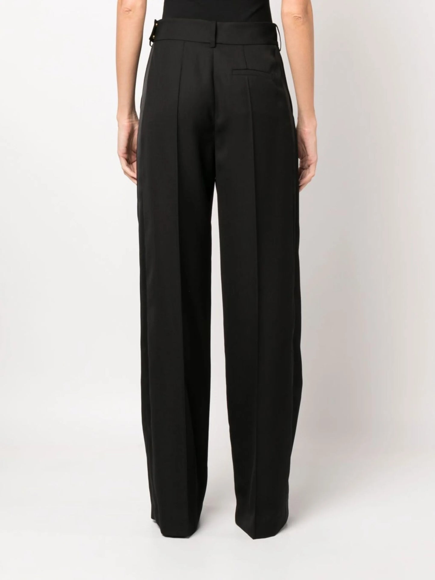 tailored wool trousers