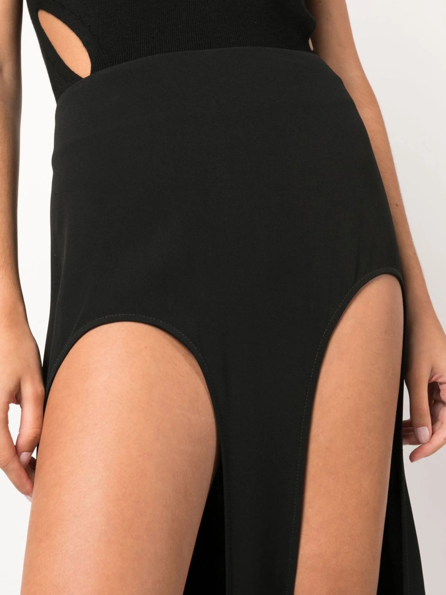 double arch long skirt