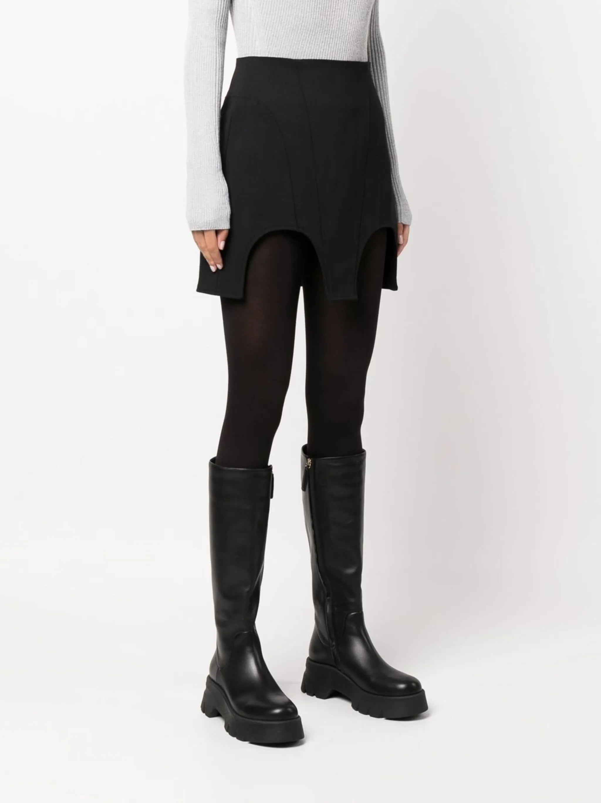 double arch miniskirt