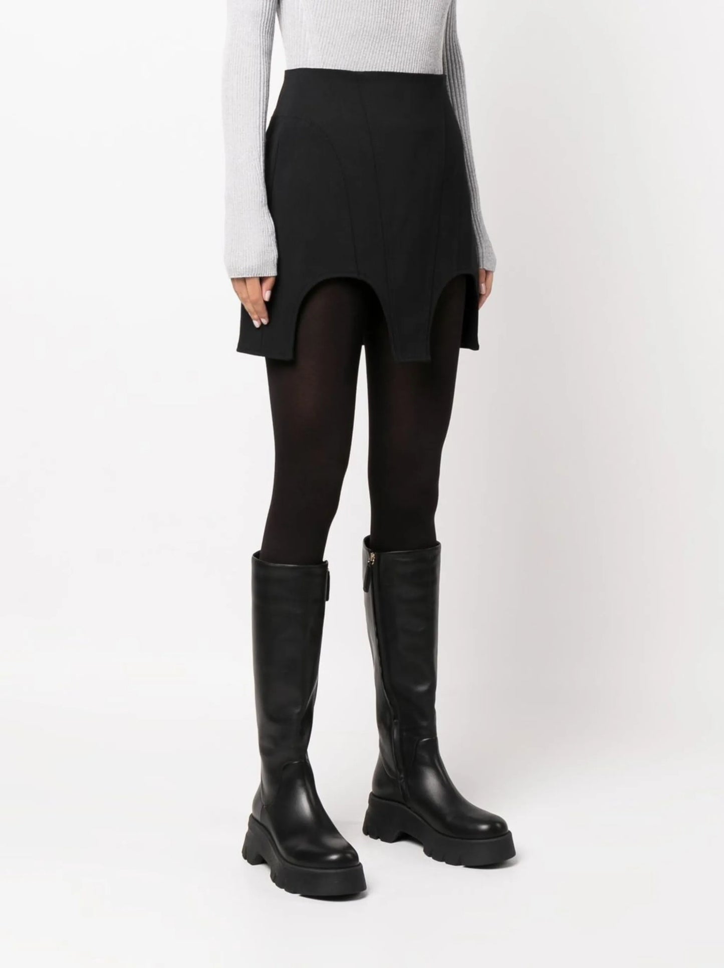 double arch miniskirt