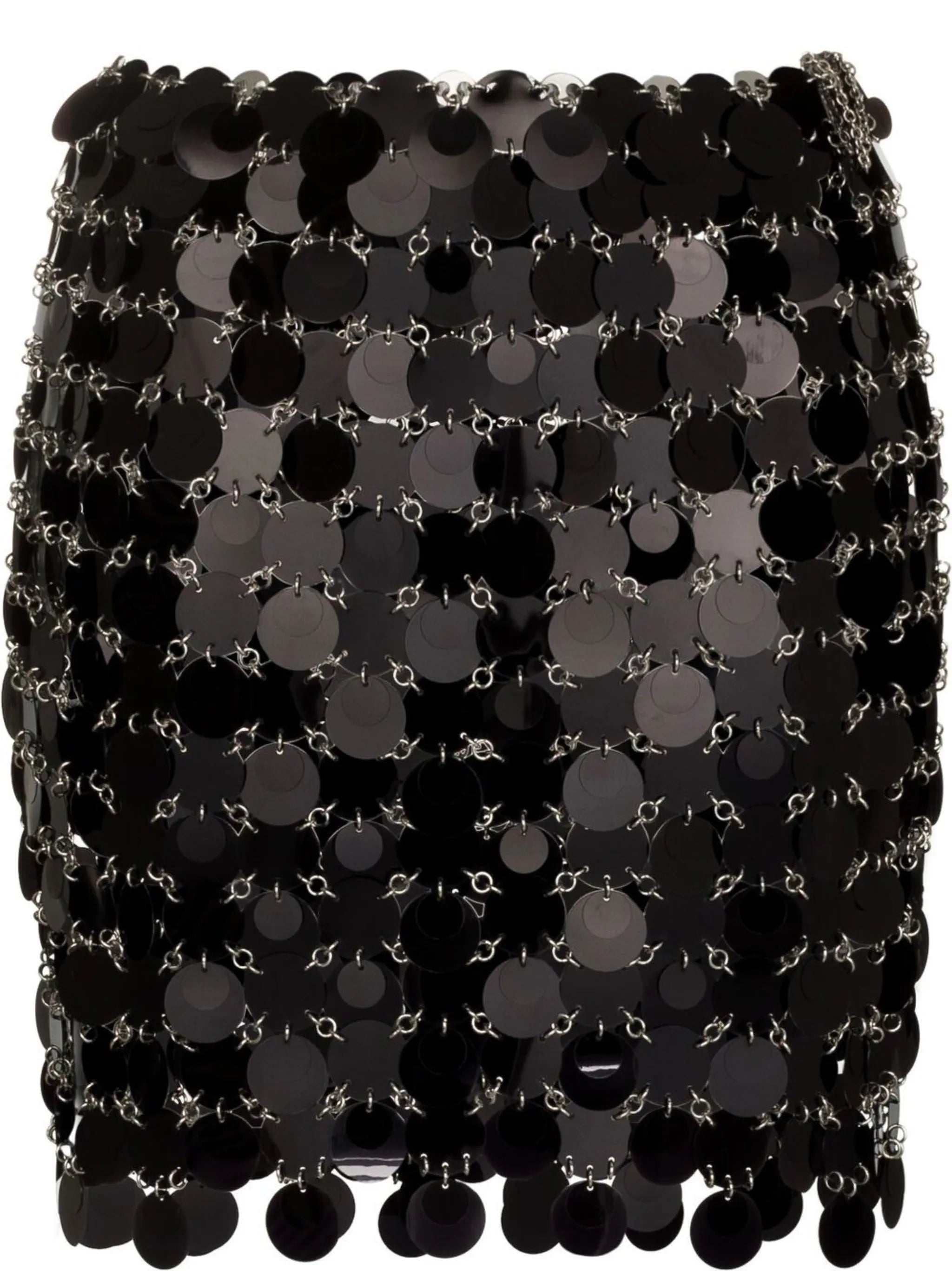 sequin embellished mini skirt