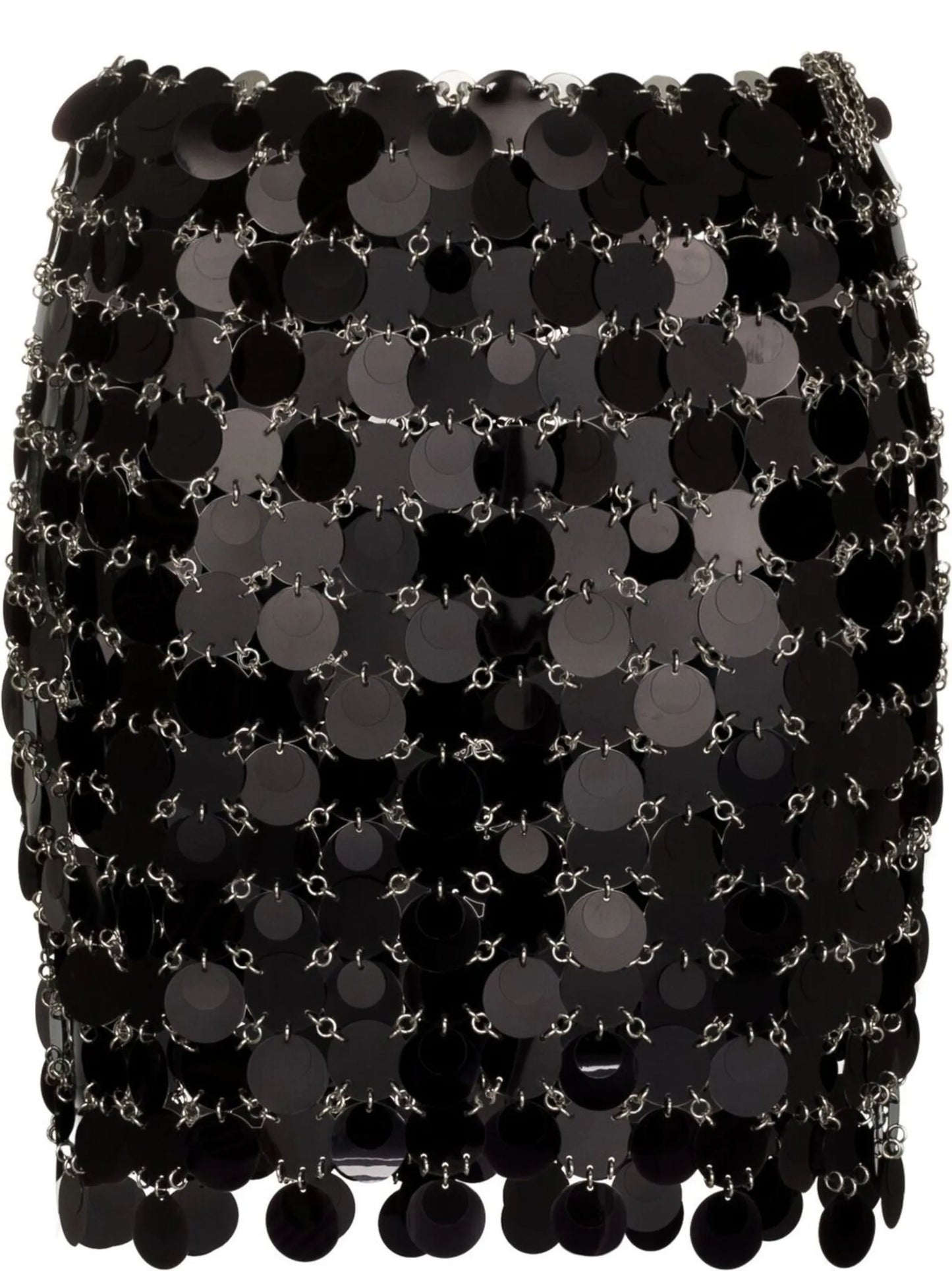 sequin embellished mini skirt