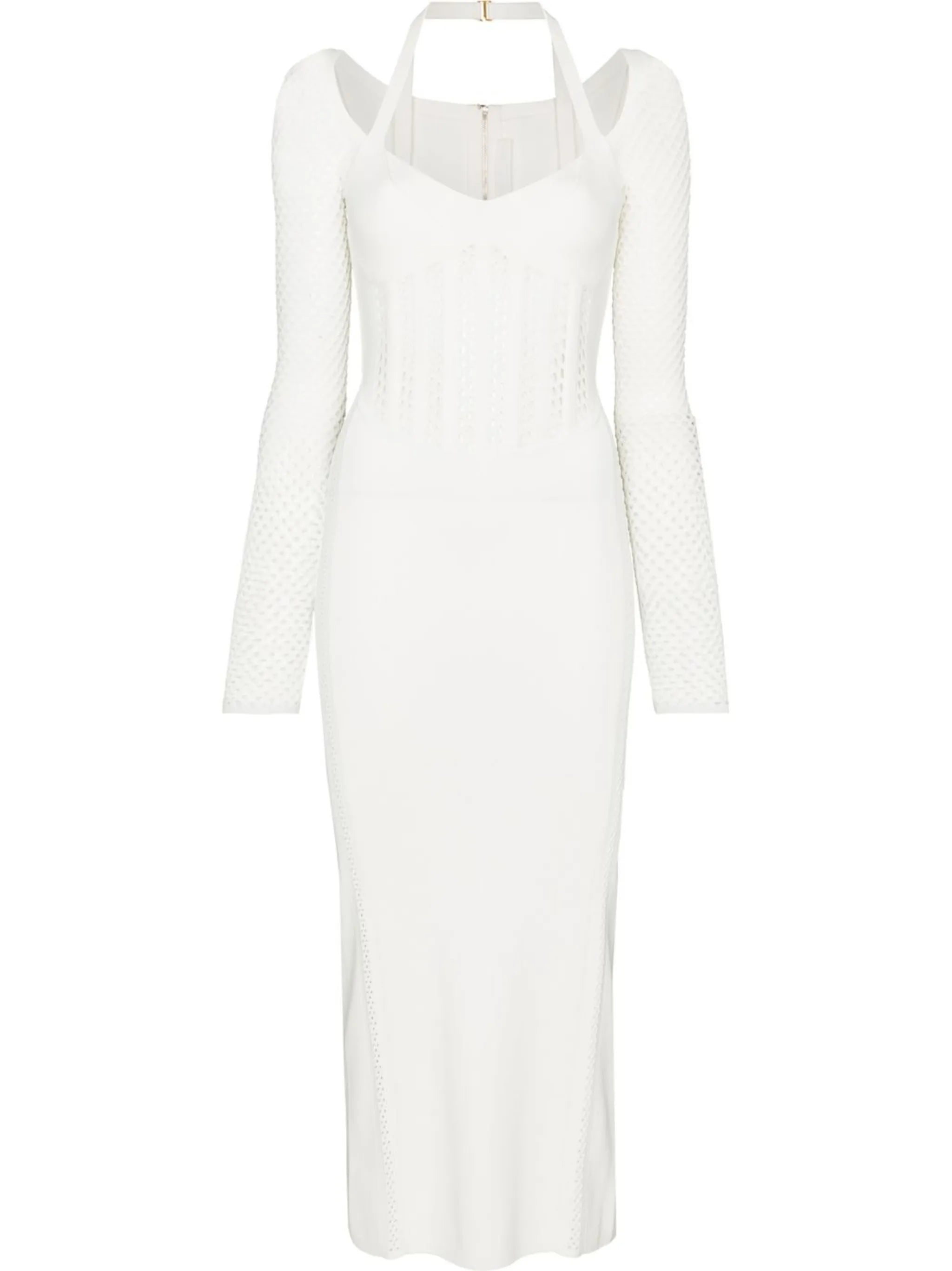 Column corset midi dress