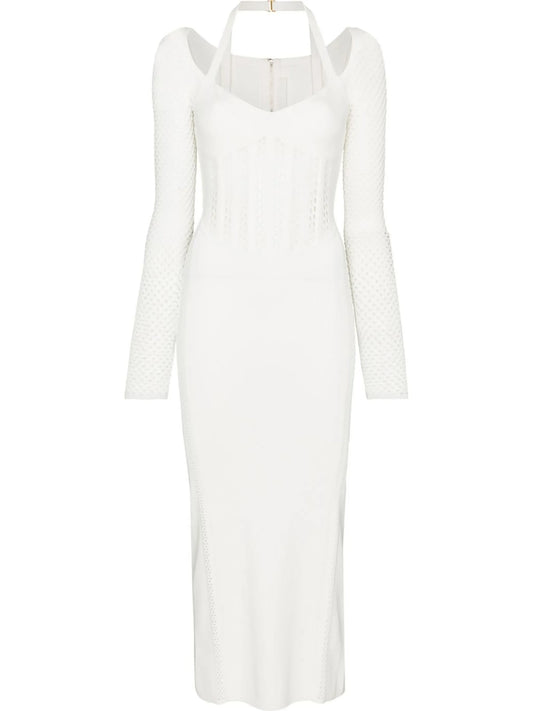 Column corset midi dress