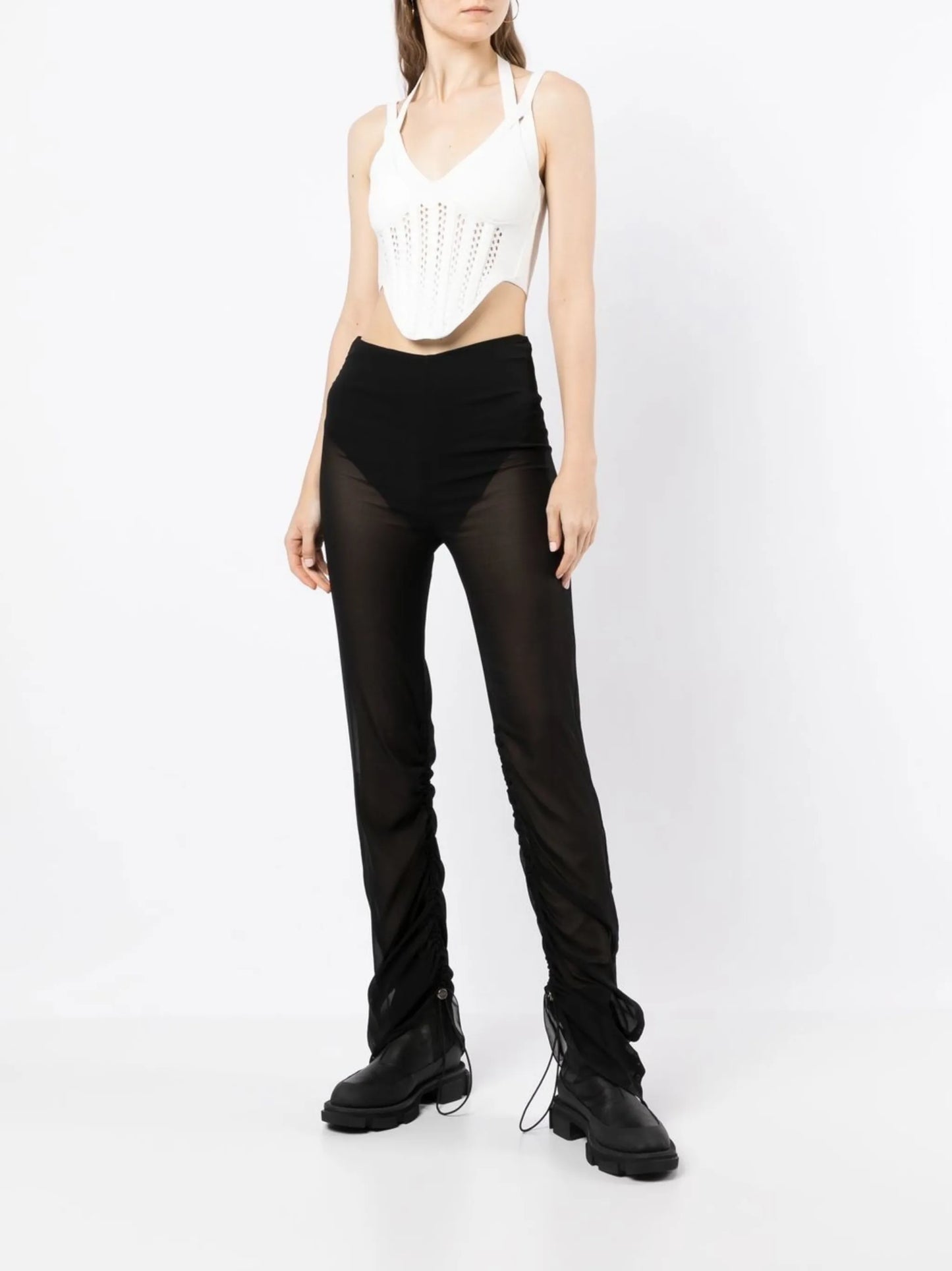 cropped corset top