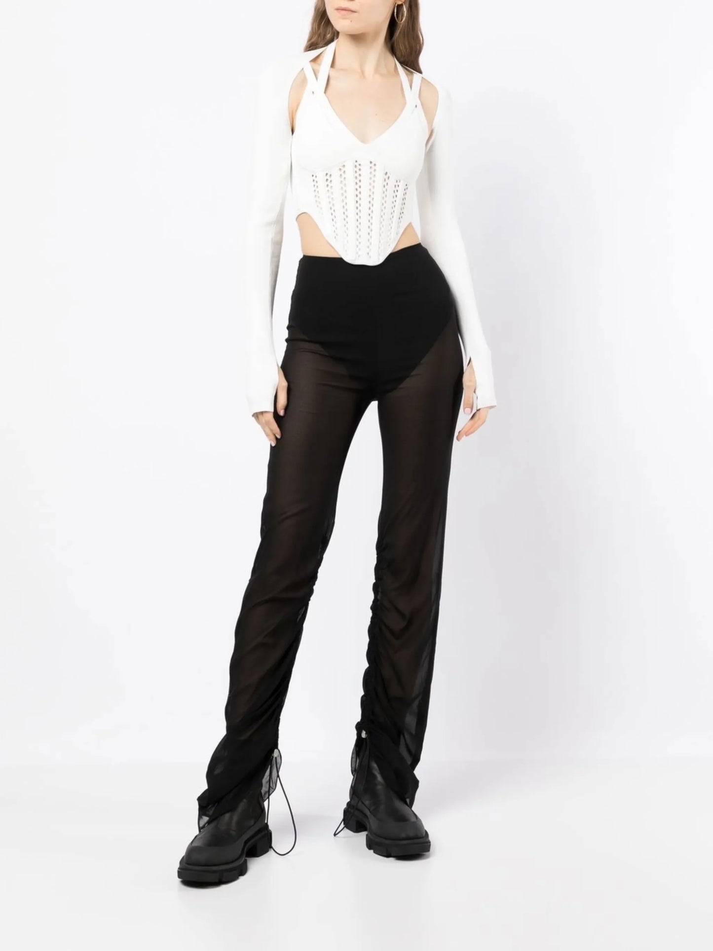 cropped corset top