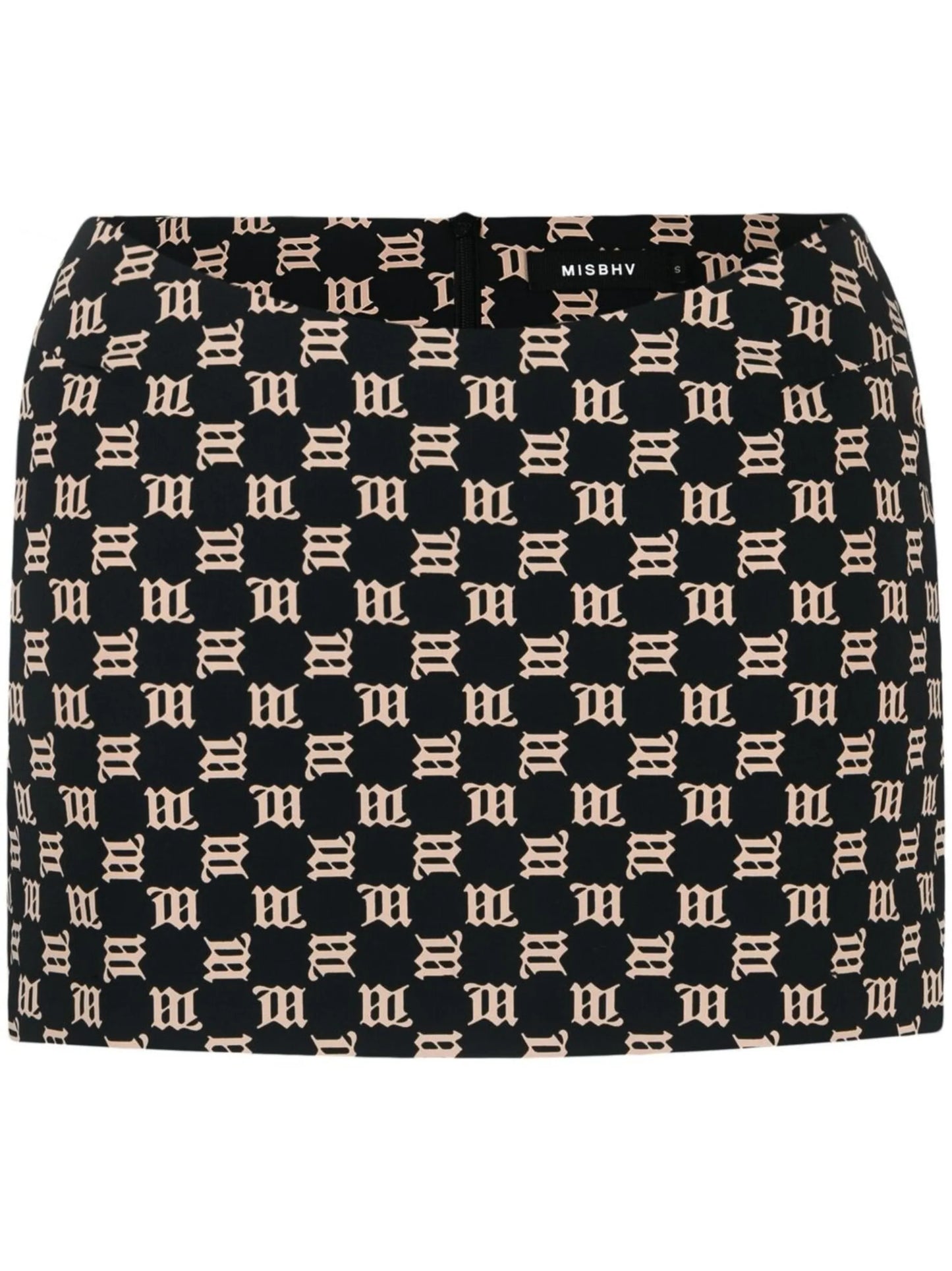 logo-print miniskirt