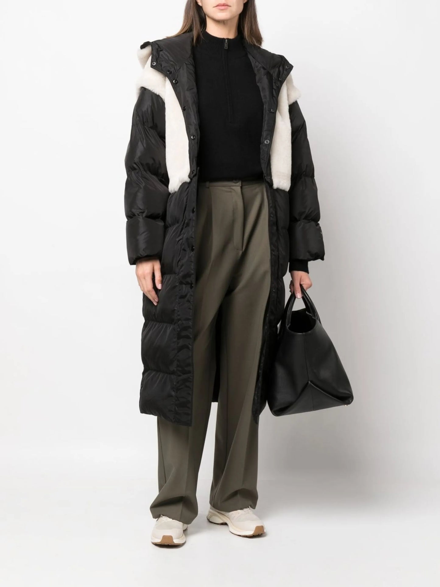 Ember shearling padded coat