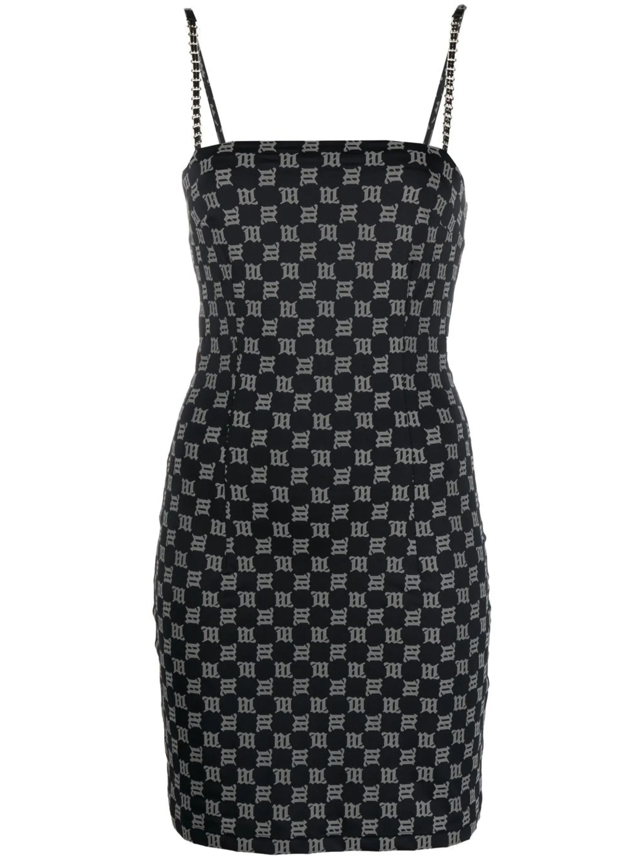 monogram tube mini dress