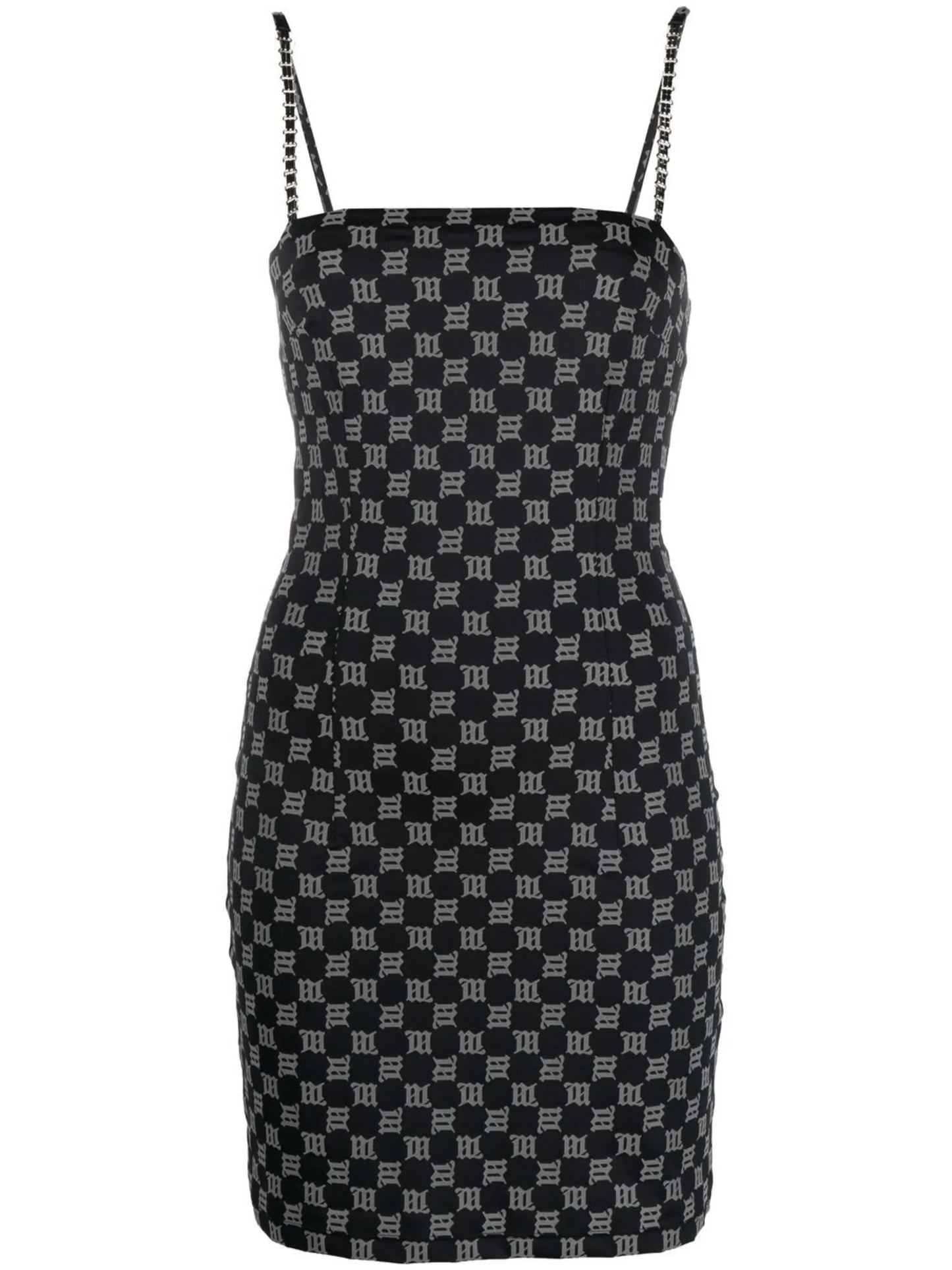 monogram tube mini dress