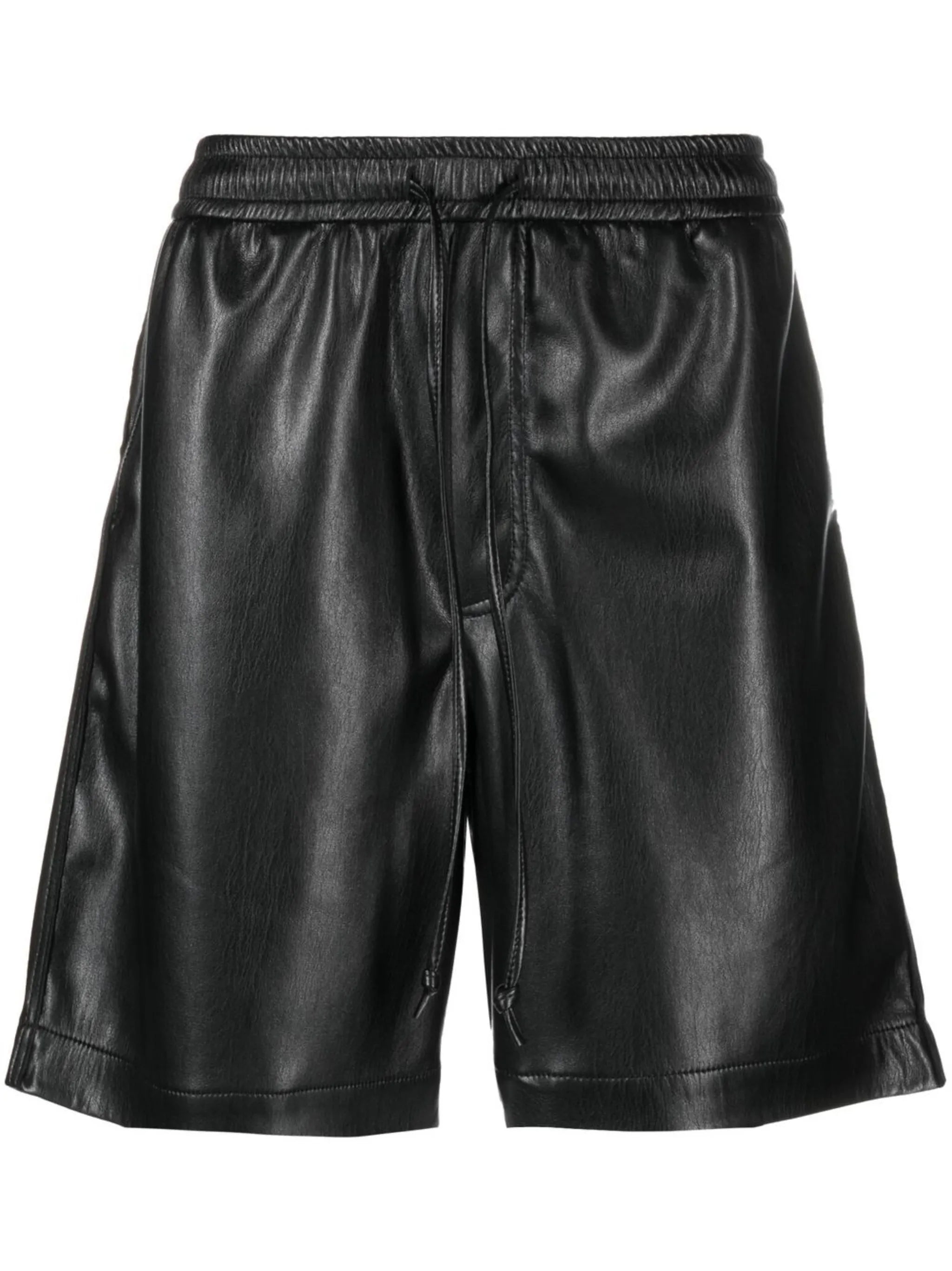 Doxxi vegan leather bermuda shorts