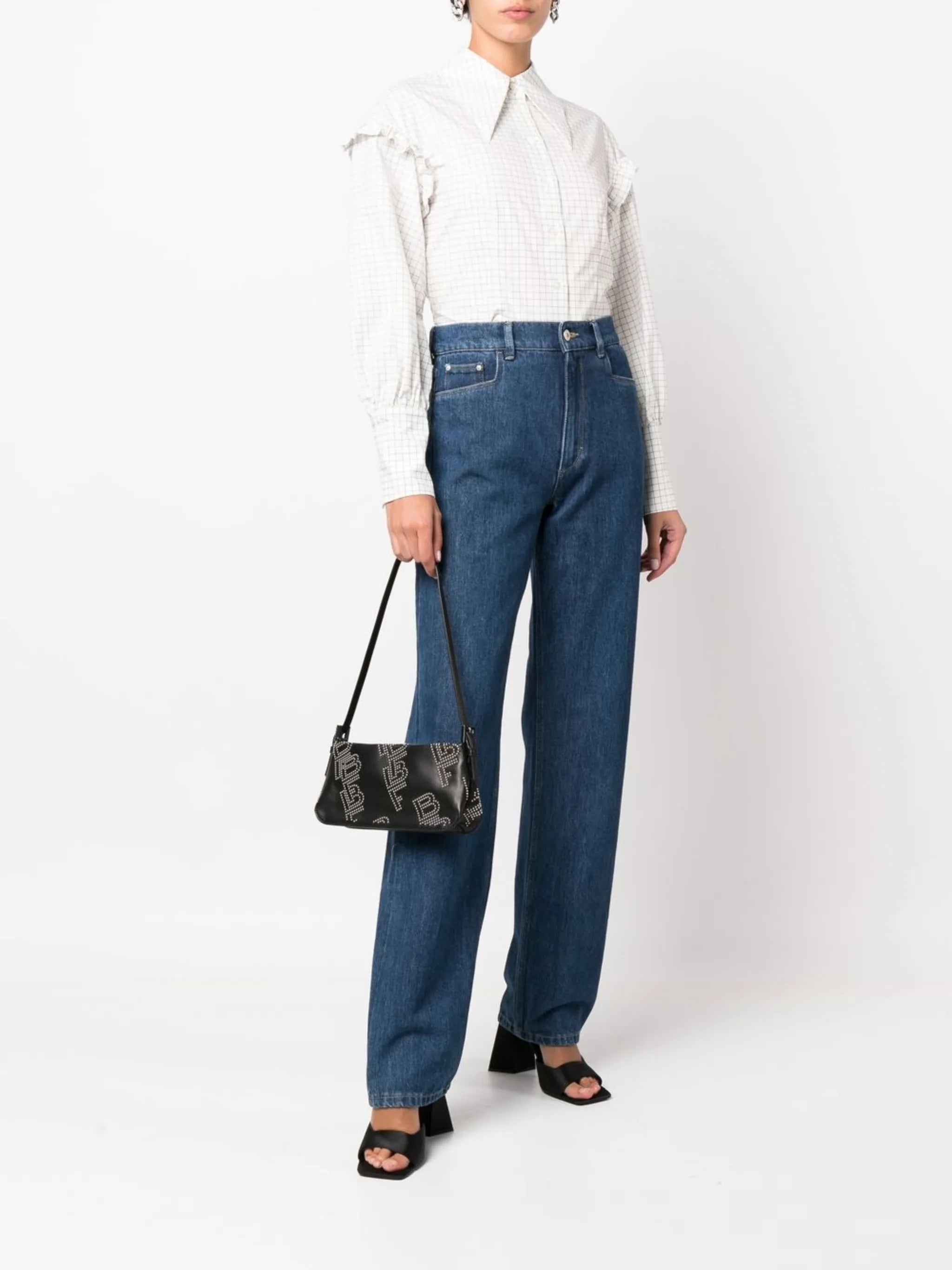 Dulce studded shoulder bag