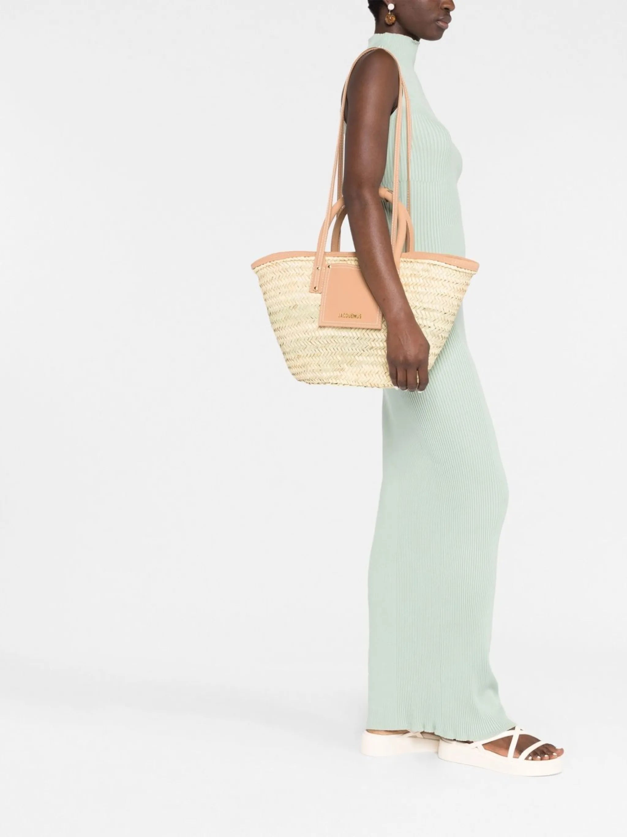 logo-plaque tote bag