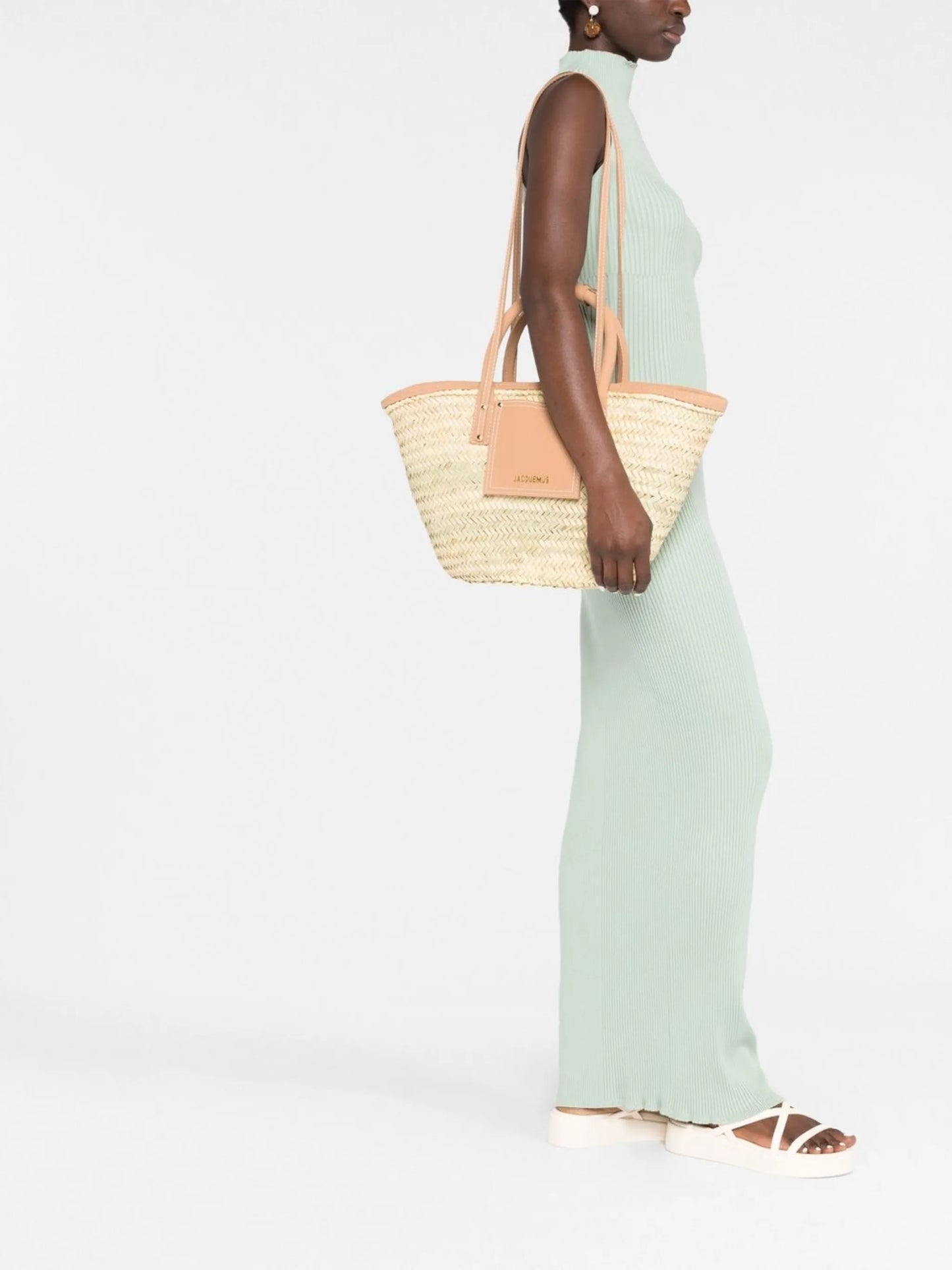 logo-plaque tote bag