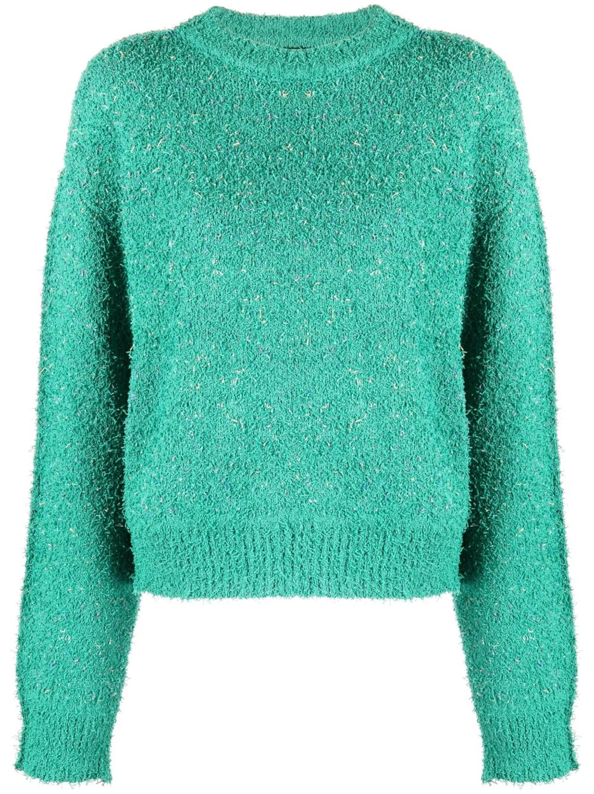 Murdeira speckled-knit jumper